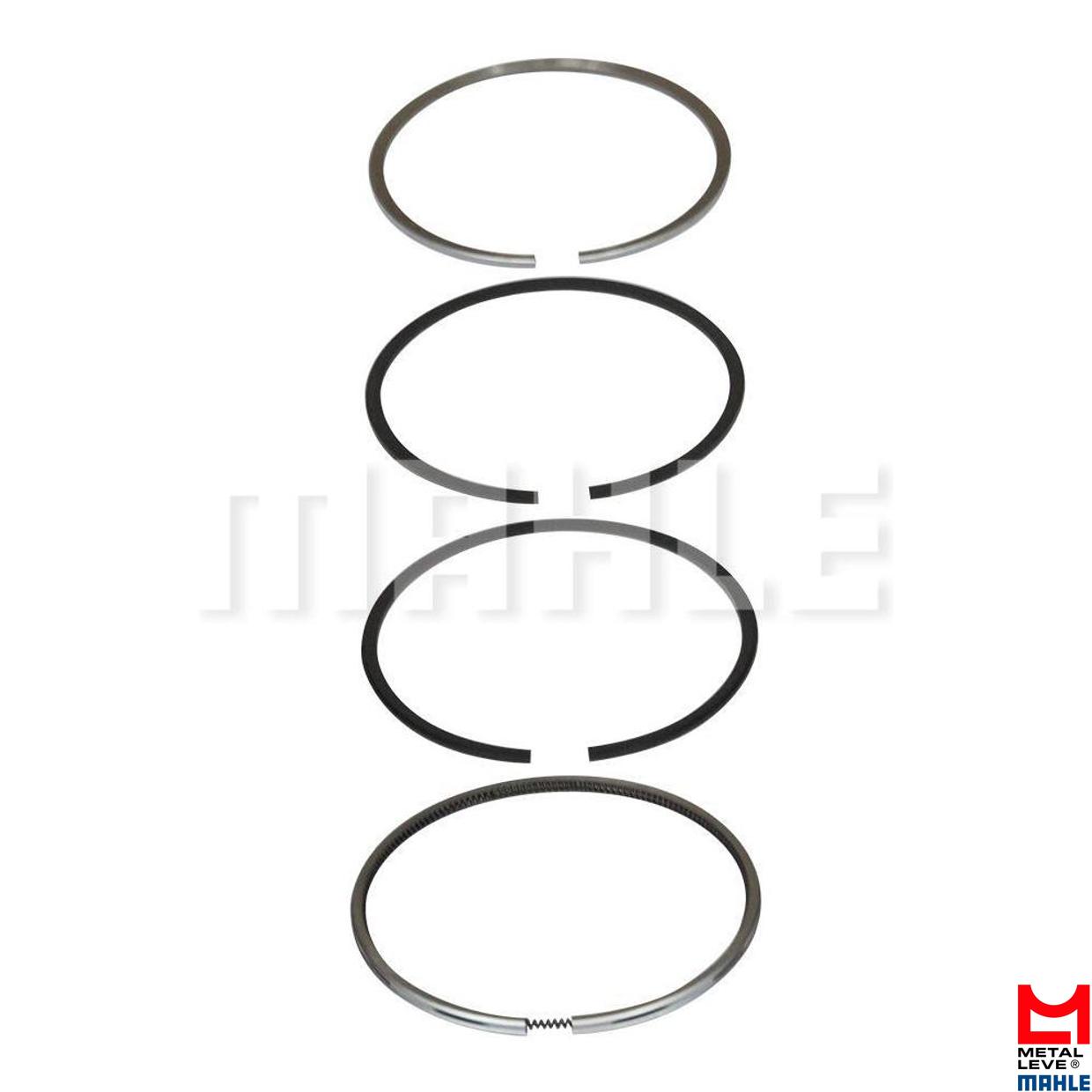 Jogo de Anéis do Pistão STD 1 Cilindro para Dodge D-950 - Mahle Metal Leve - CC.6179 STD