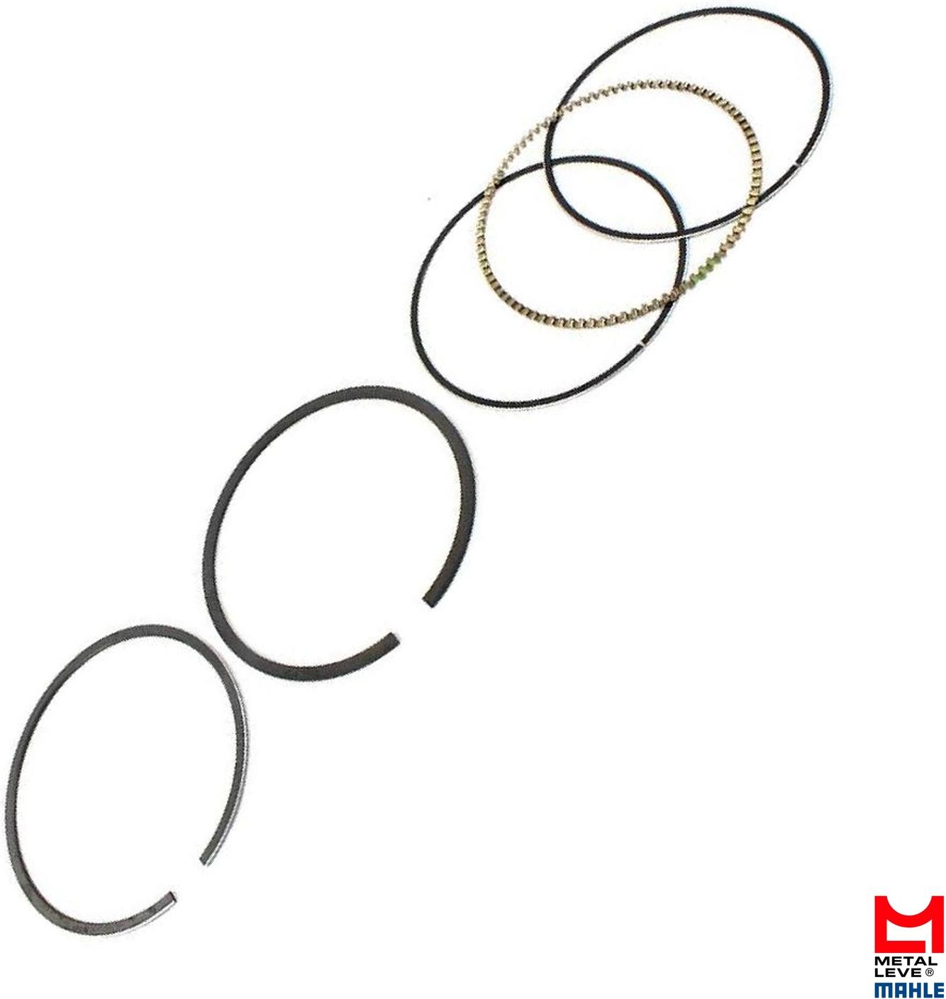 Jogo de Anéis do Pistão STD 1 Cilindro para Honda NX 350 SAHARA e XLX 350R - Mahle Metal Leve - DA.8433 STD