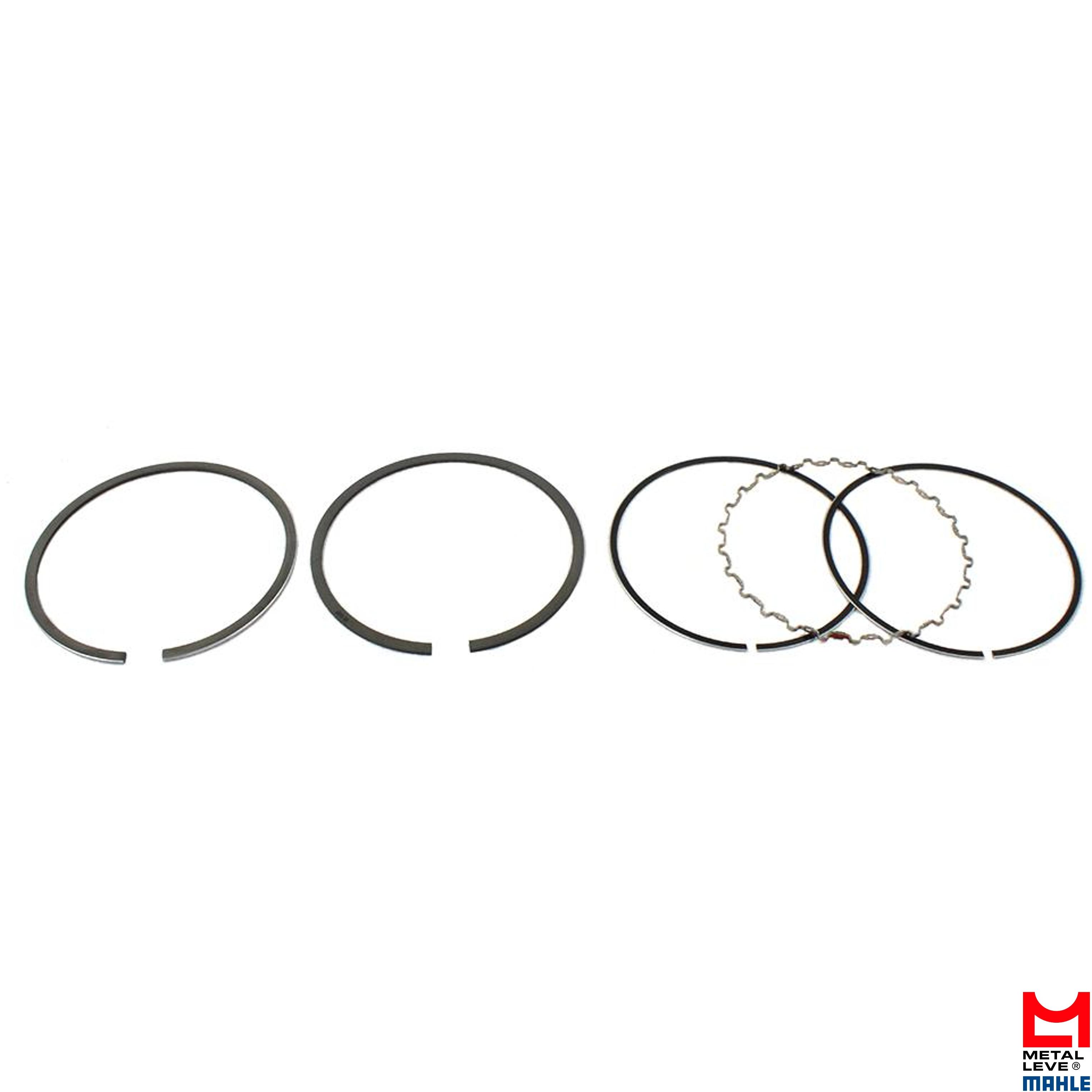 Jogo de Anéis do Pistão STD 1 Cilindro para Honda XL 250R - Mahle Metal Leve - SDA6550 STD