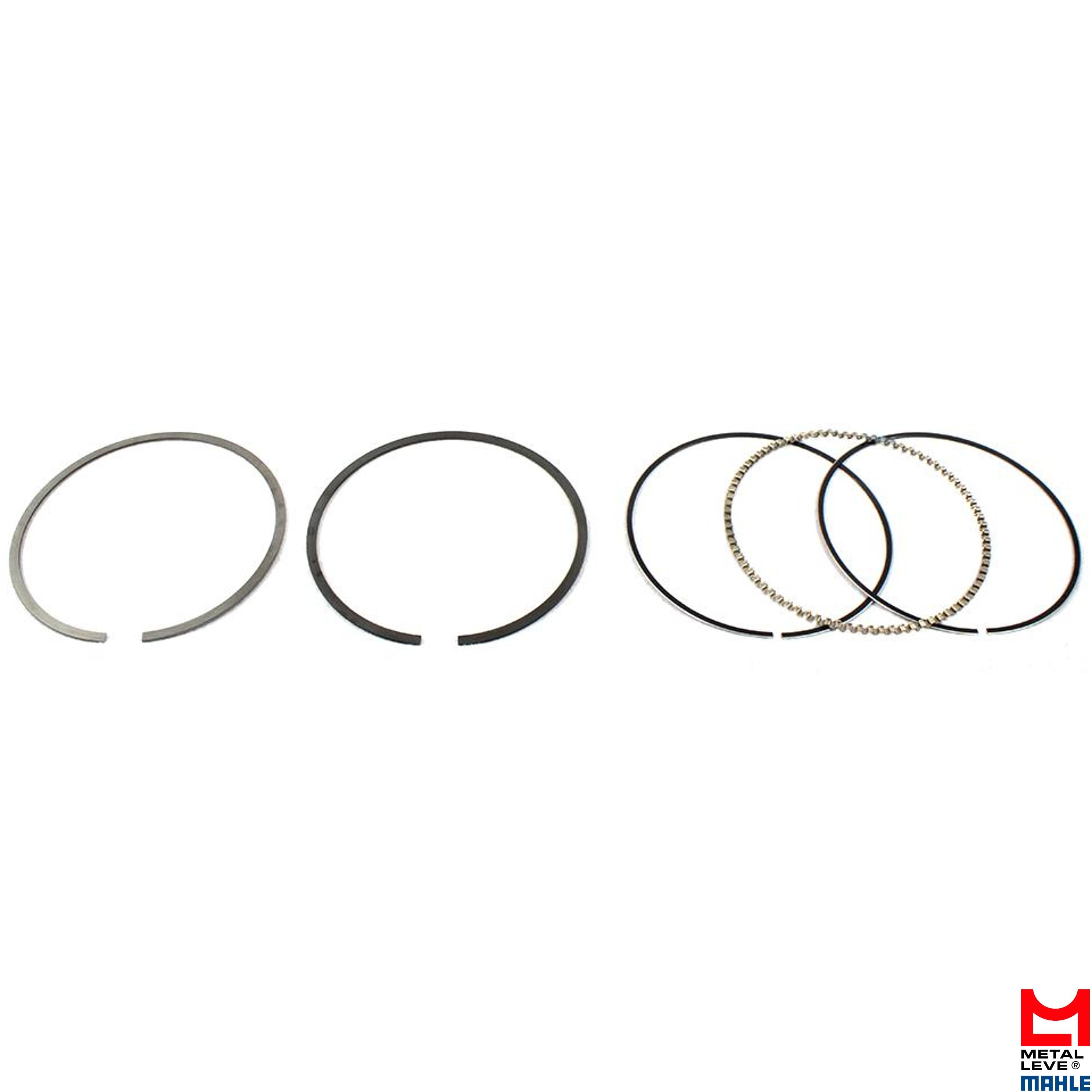Jogo de Anéis do Pistão STD 1 Cilindro para Honda CB 300 e XRE 300 - Mahle Metal Leve - TA.9117 STD