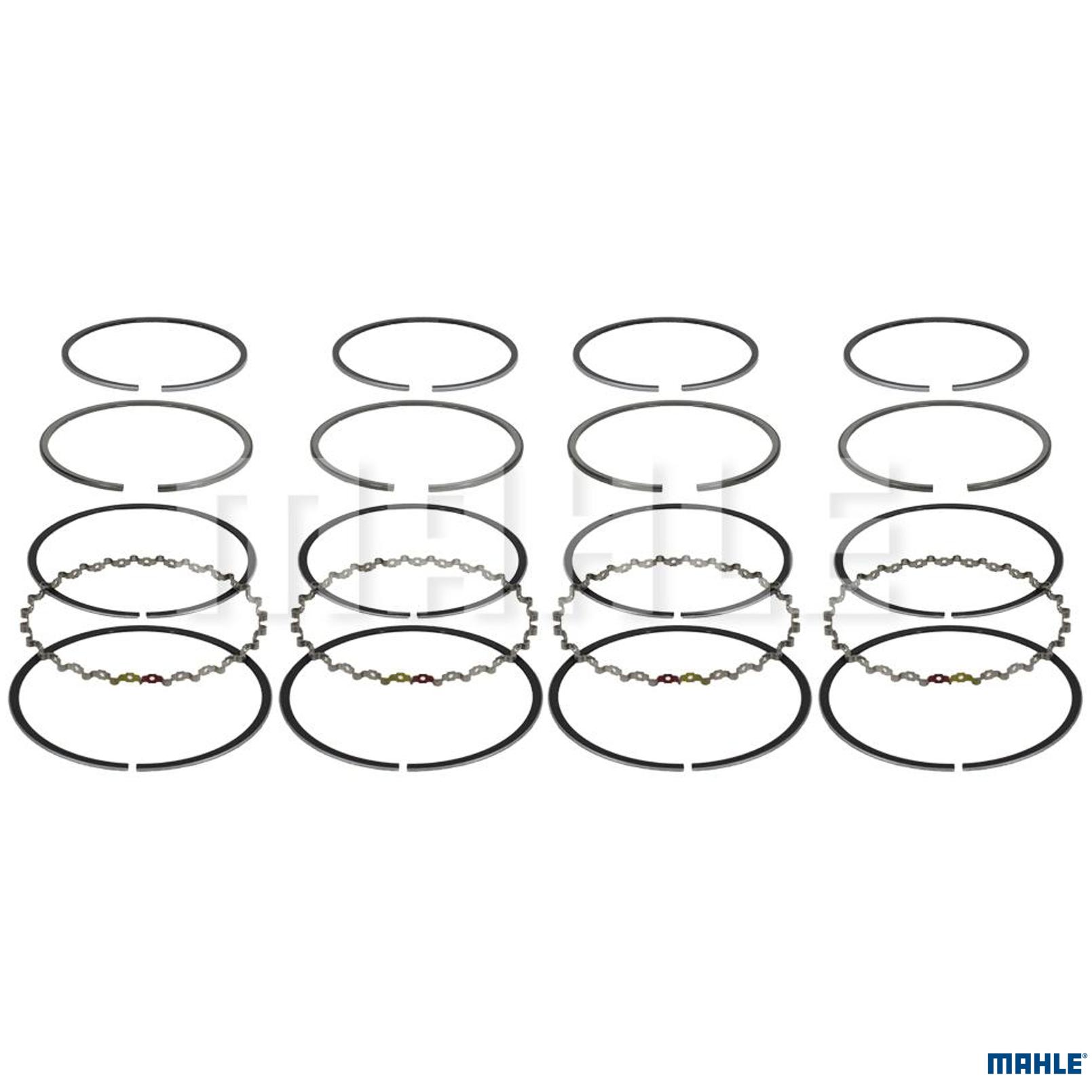 Jogo de Anéis do Pistão STD 4 Cilindros para Citroen BX - Mahle - A44200 STD