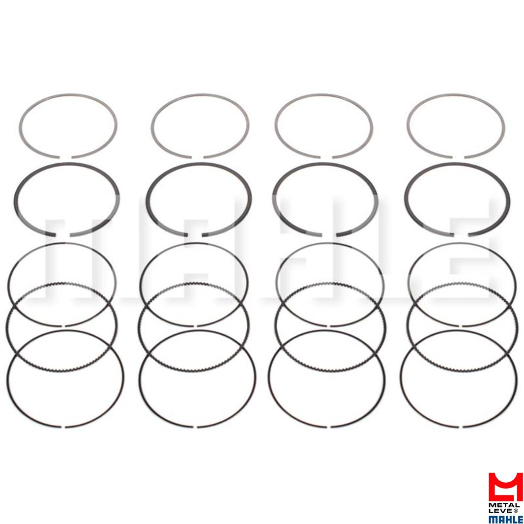Jogo de Anéis do Pistão STD 4 Cilindros para Chevrolet Sonic e Sonic Sedan - Mahle Metal Leve - TS.8457 STD