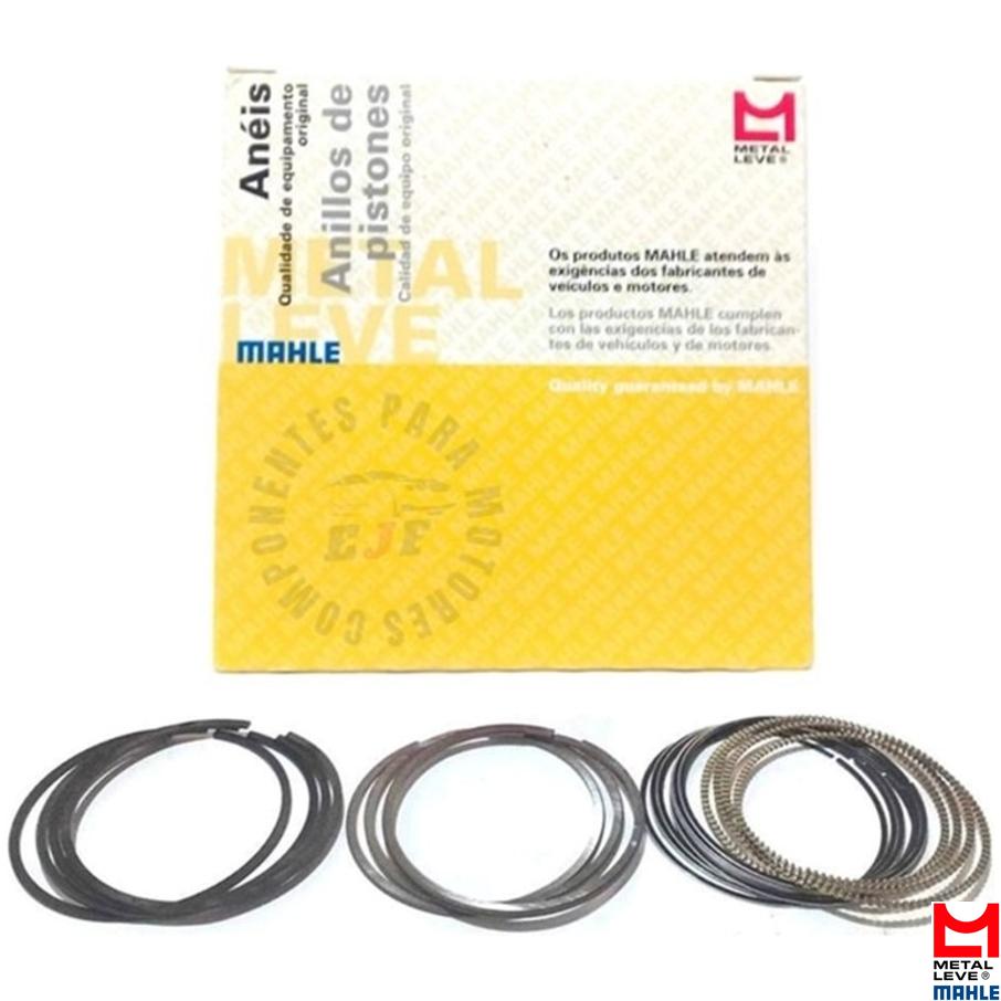 Jogo de Anéis do Pistão STD 4 Cilindros para Chevrolet S10 - Mahle Metal Leve - PA.9367 STD
