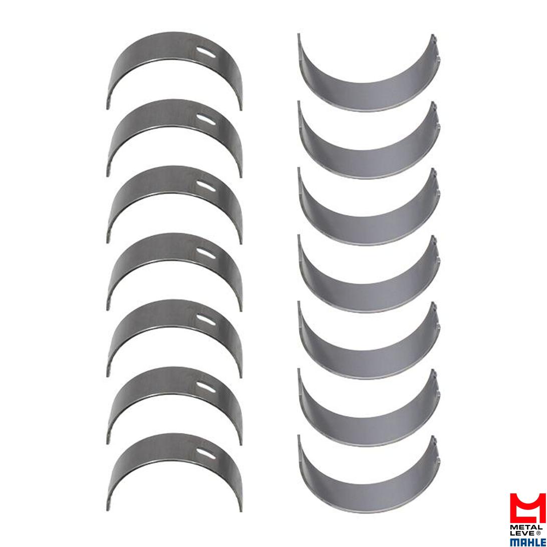 Jogo de Bronzina Central 0,25 - Mahle Metal Leve - BC-714-J 0,25