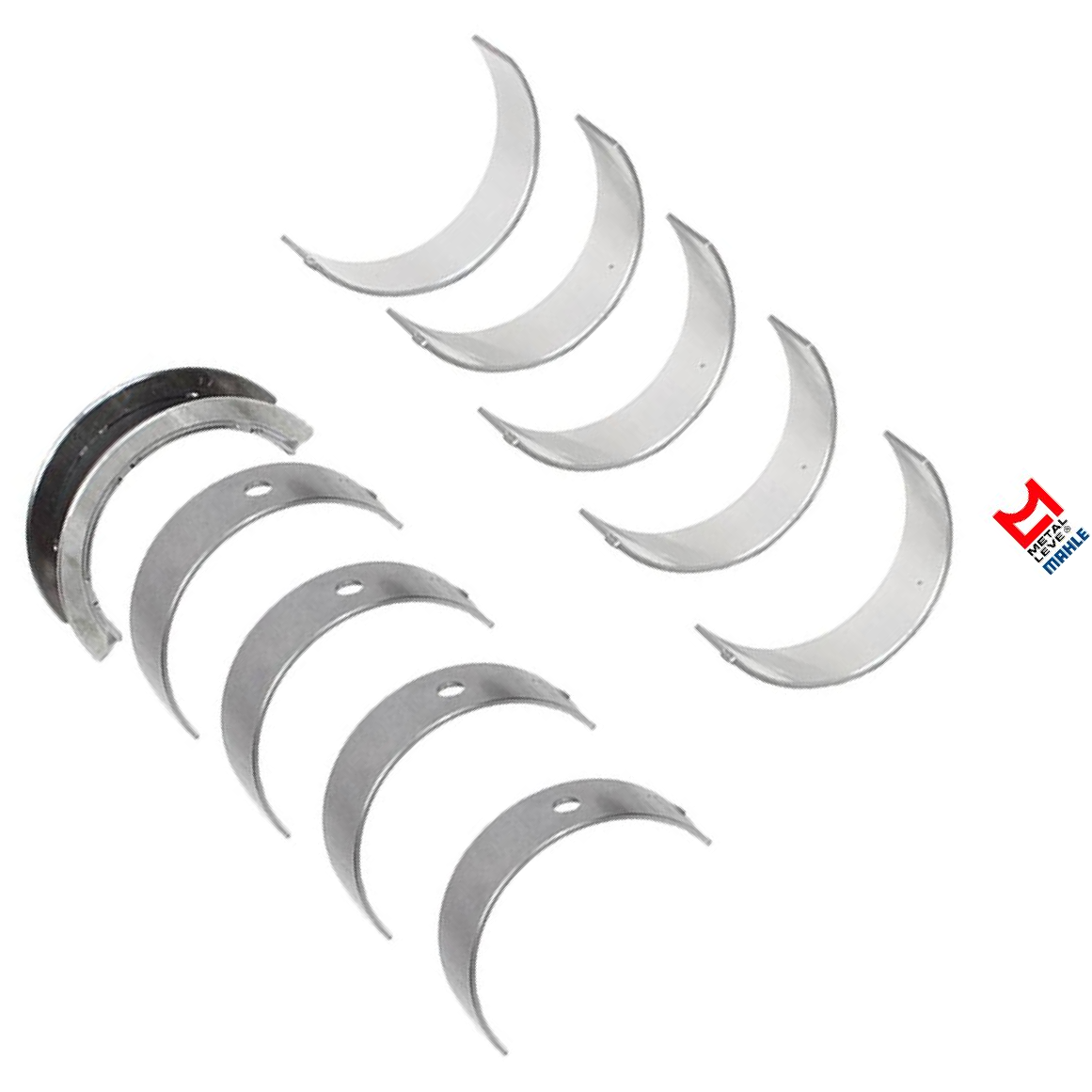 Jogo de Bronzina Central 0,25 - Mahle Metal Leve - BC-685-J 0,25
