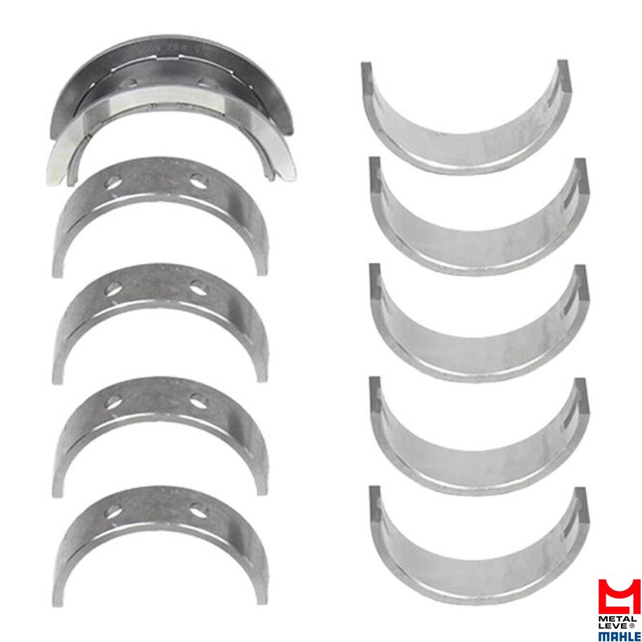 Jogo de Bronzina Central STD para Ford Courier e Fiesta - Mahle Metal Leve - BC-727-J STD