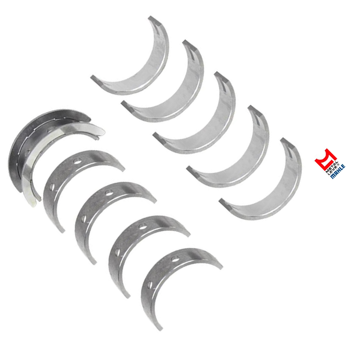 Jogo de Bronzina Central STD para Ford Courier e Fiesta - Mahle Metal Leve - BC-727-J STD