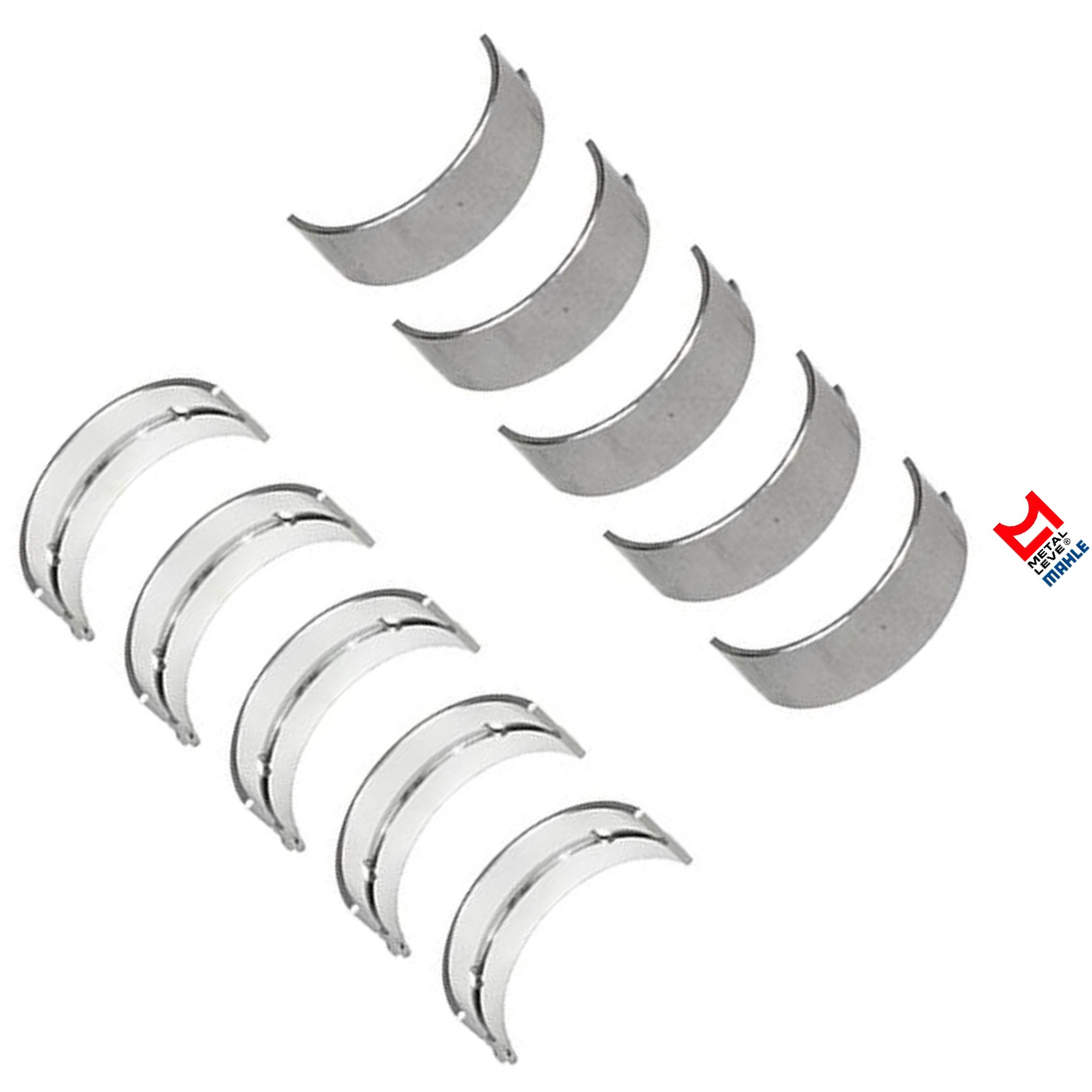 Jogo de Bronzina Central STD para Mitsubishi Lancer e Pajero Tr4 - Mahle Metal Leve - BC-829-J STD