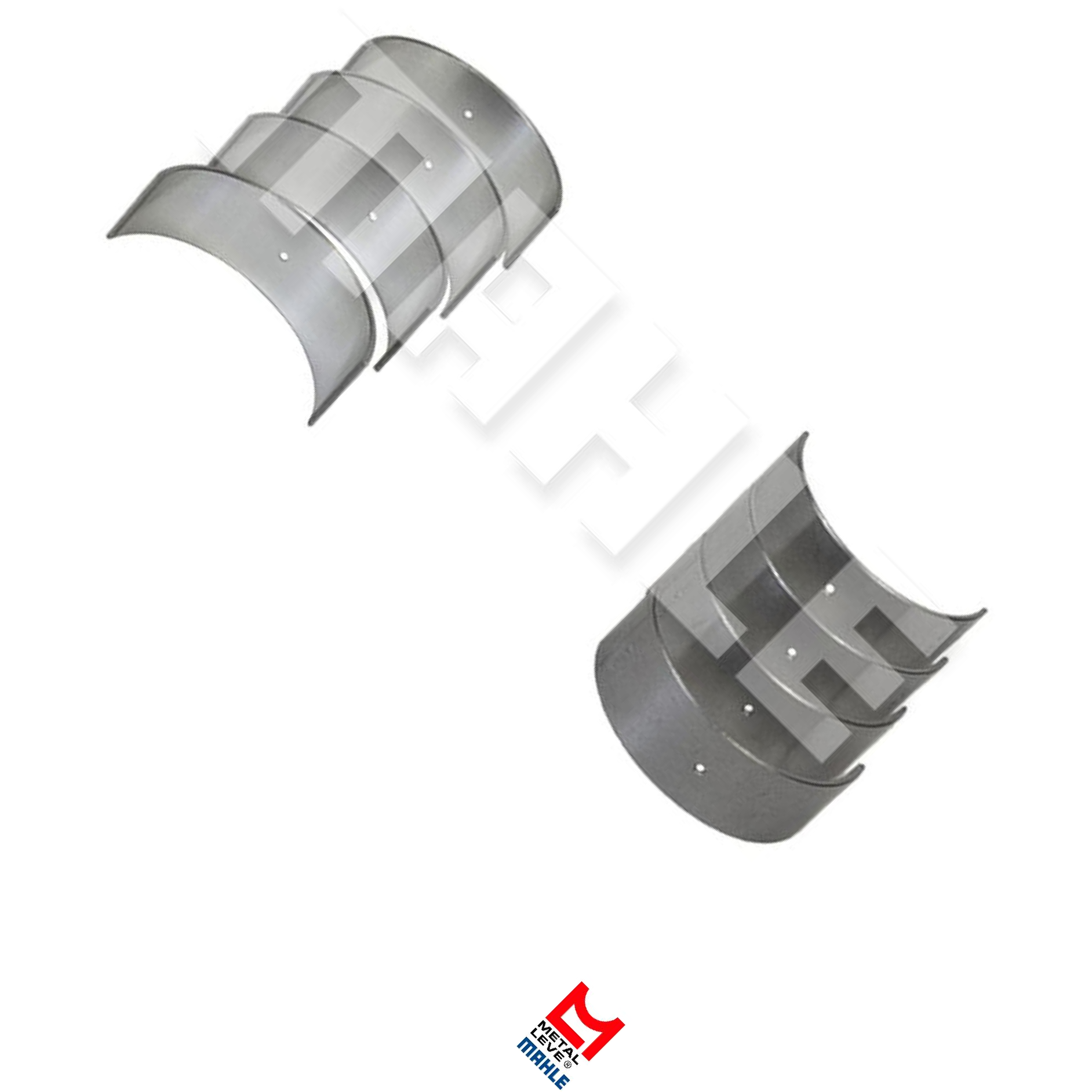 Jogo de Bronzina de Biela 0,25 - Mahle Metal Leve - BB-503-J 0,25
