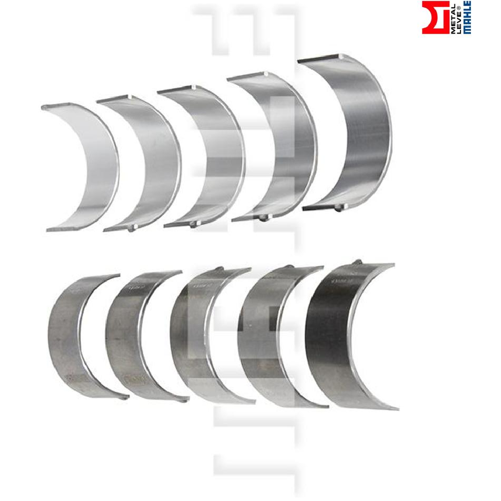 Jogo de Bronzina de Biela 0,25 para Mercedes-Benz Accelo 715 C - Mahle Metal Leve - BB-462-J 0,25