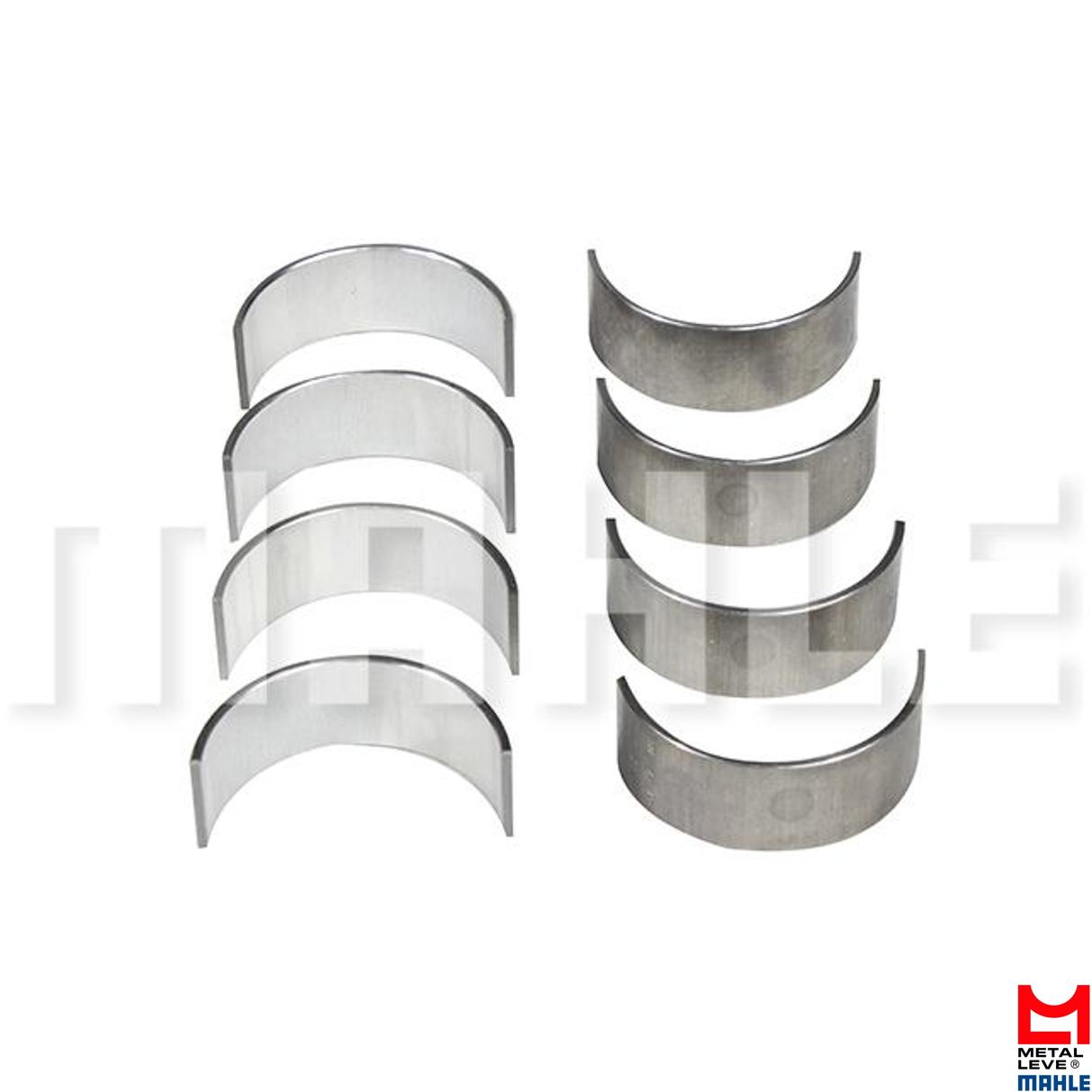 Jogo de Bronzina de Biela 0,25 - Mahle Metal Leve - BB-529-J 0,25