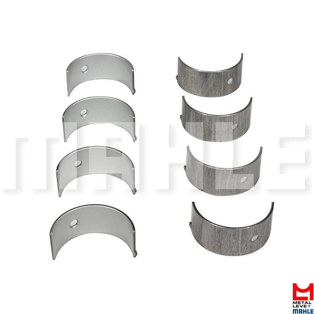 Jogo de Bronzina de Biela 0,25 - Mahle Metal Leve - BB-743-J 0,25