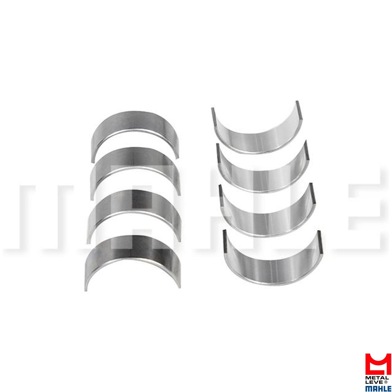 Jogo de Bronzina de Biela 0,50 - Mahle Metal Leve - BB-519-J 0,50