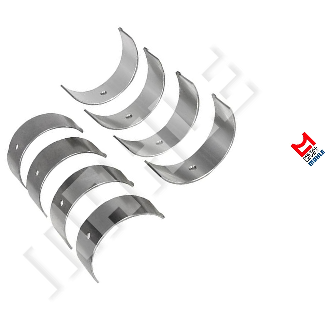 Jogo de Bronzina de Biela 0,50 - Mahle Metal Leve - BB-683-J 0,50