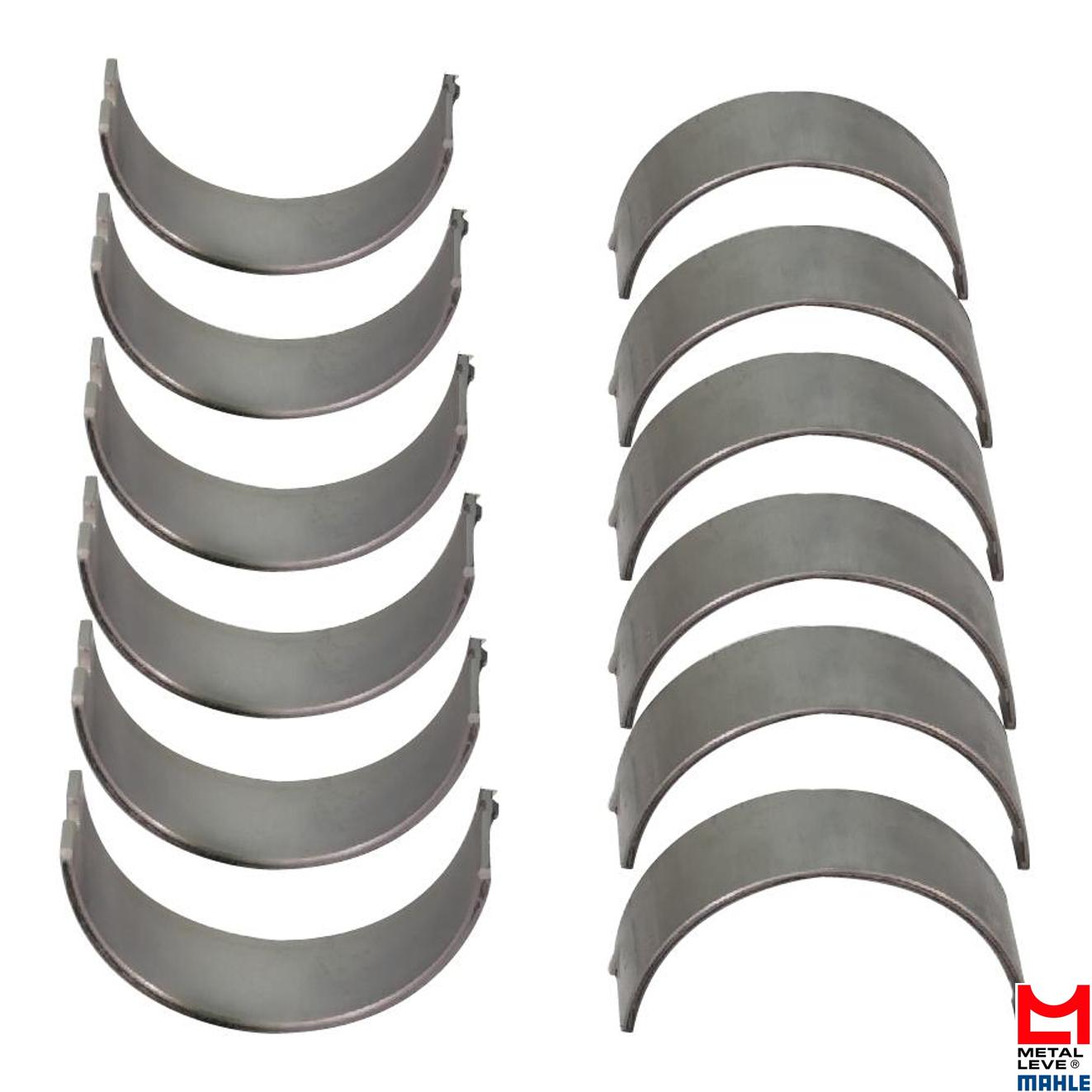 Jogo de Bronzina de Biela 0,50 - Mahle Metal Leve - BB-153-J 0,50