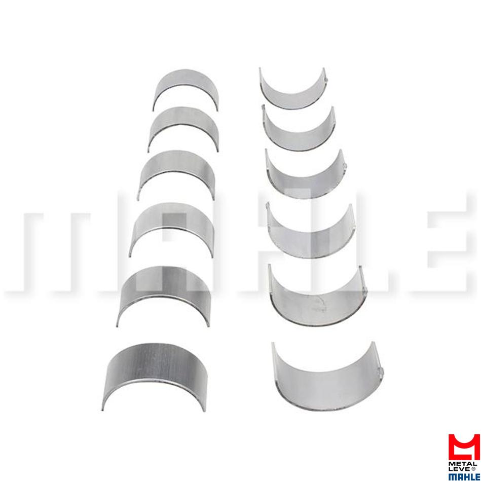 Jogo de Bronzina de Biela 0,50 - Mahle Metal Leve - BB-496-J 0,50