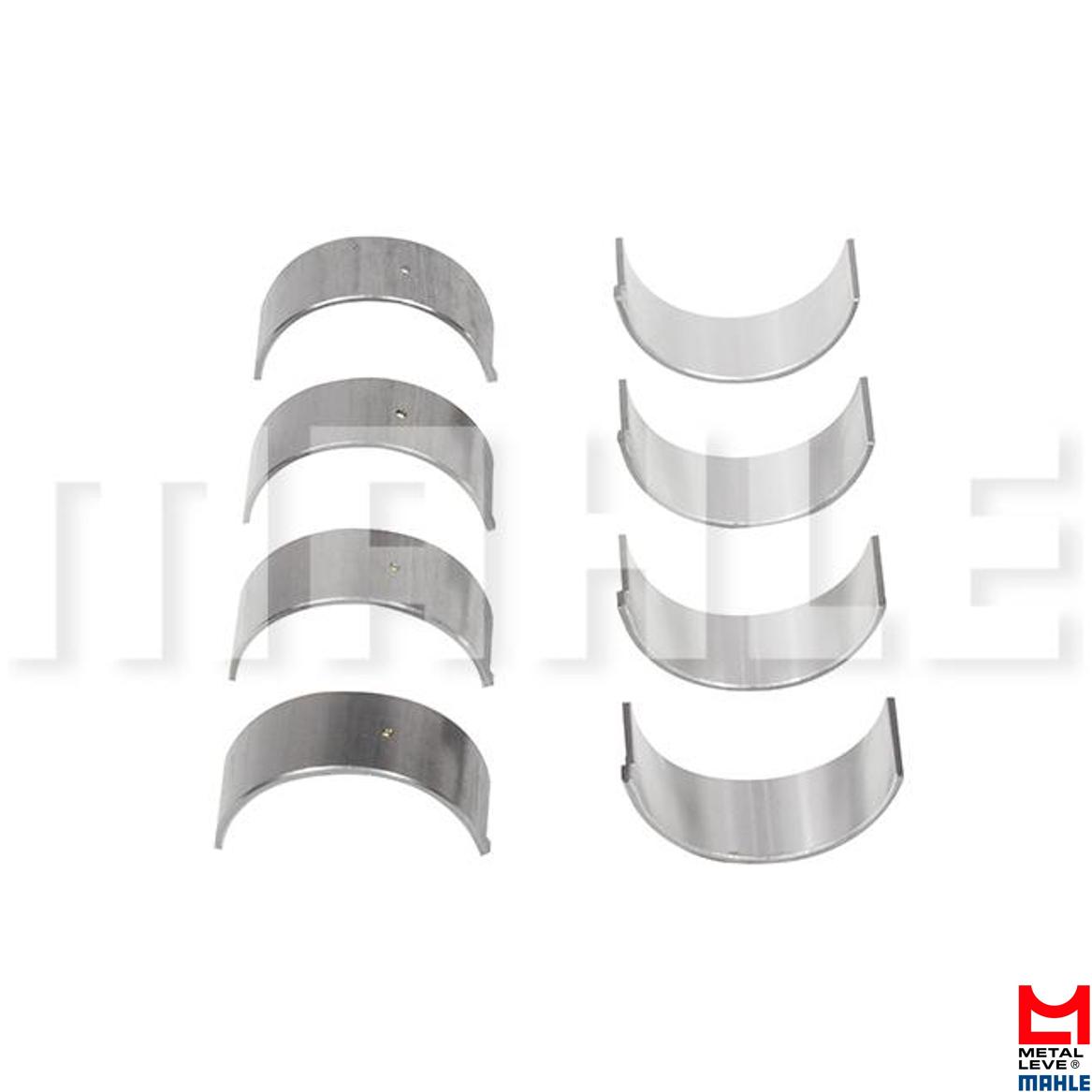 Jogo de Bronzina de Biela 0,50 - Mahle Metal Leve - BB-542-J 0,50
