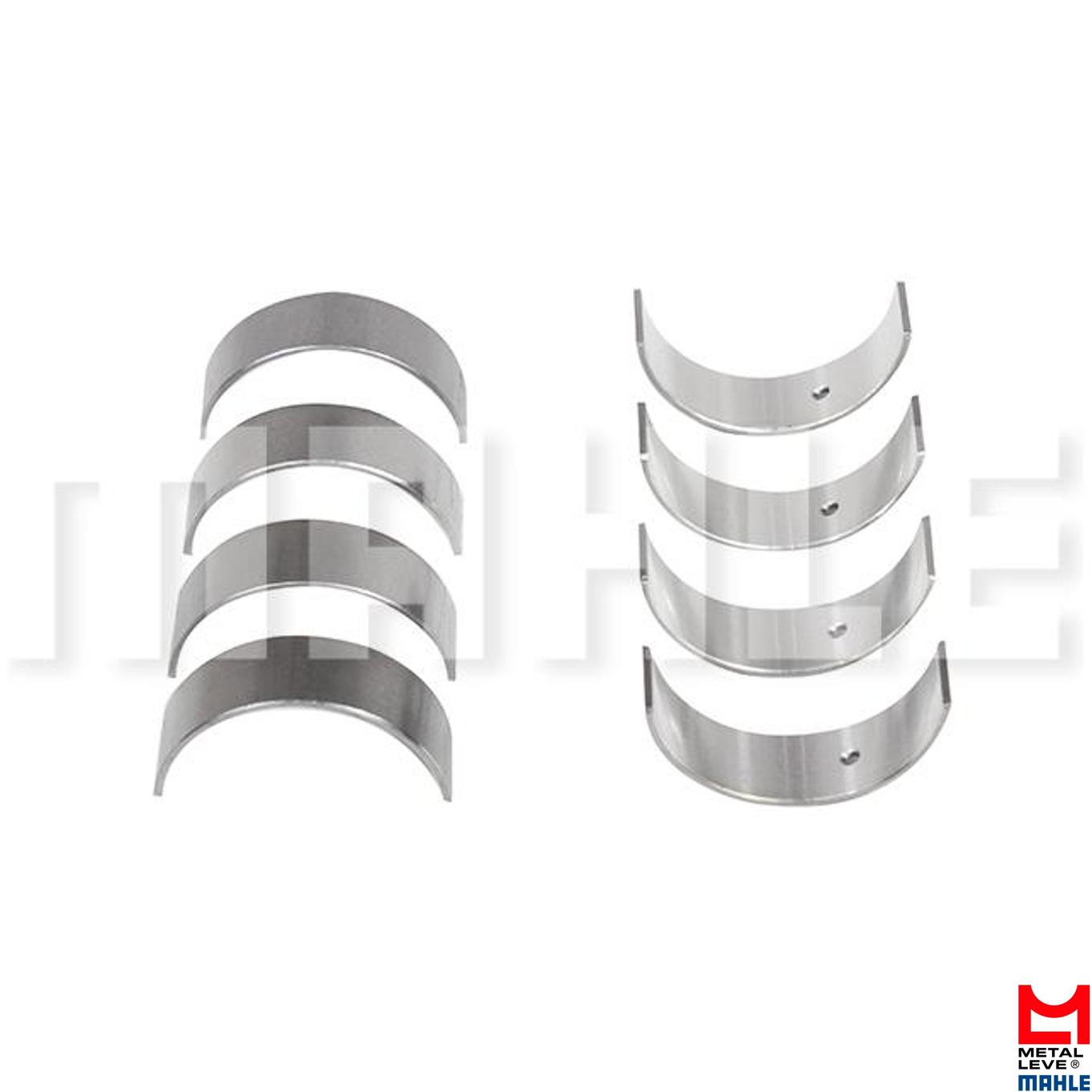 Jogo de Bronzina de Biela 0,50 - Mahle Metal Leve - BB-686-J 0,50