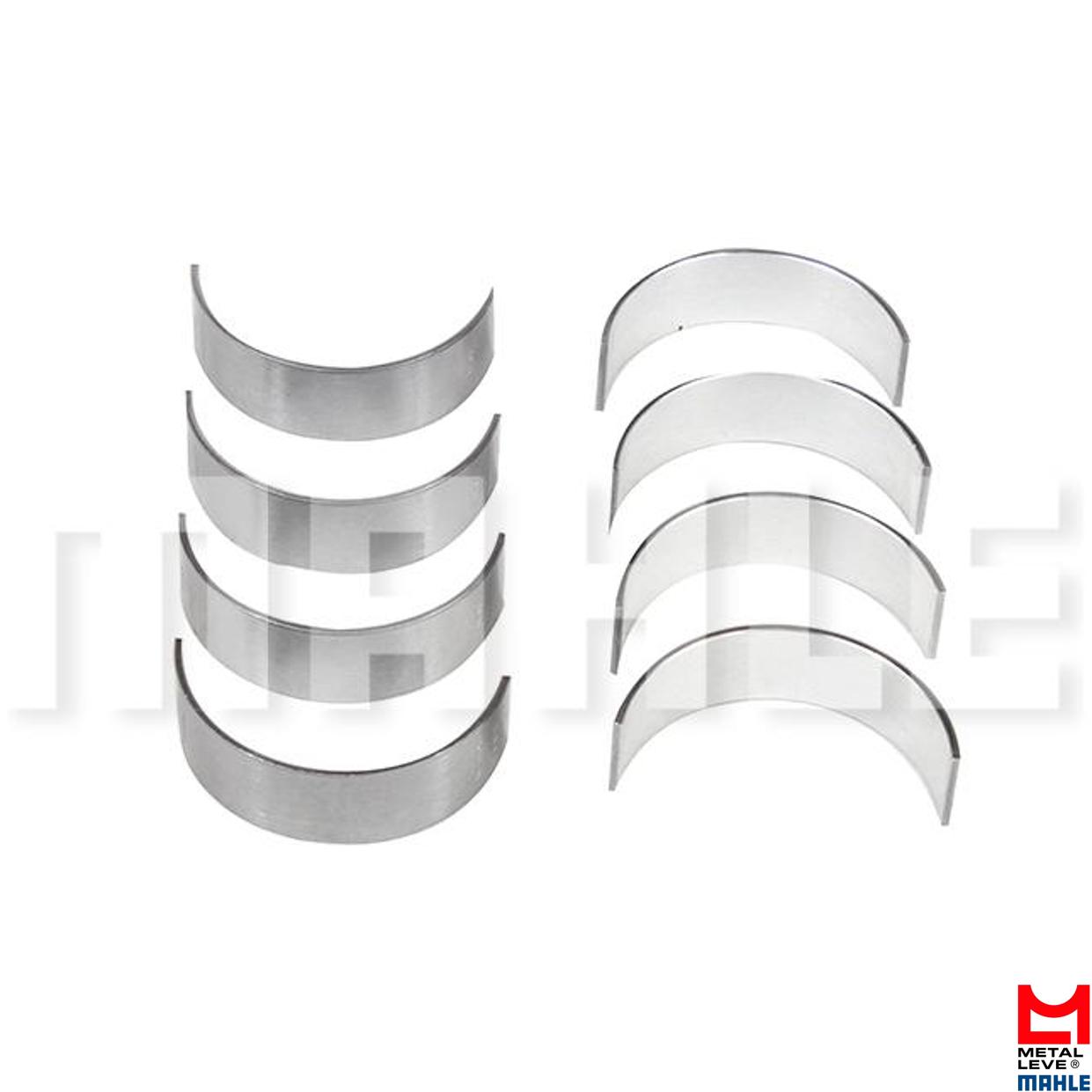 Jogo de Bronzina de Biela 0,50 - Mahle Metal Leve - BB-725-J 0,50