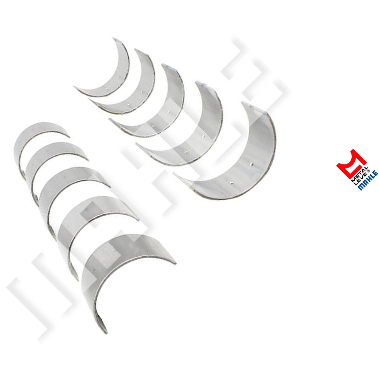 Jogo de Bronzina de Biela 0,50 - Mahle Metal Leve - BB-166-J 0,50