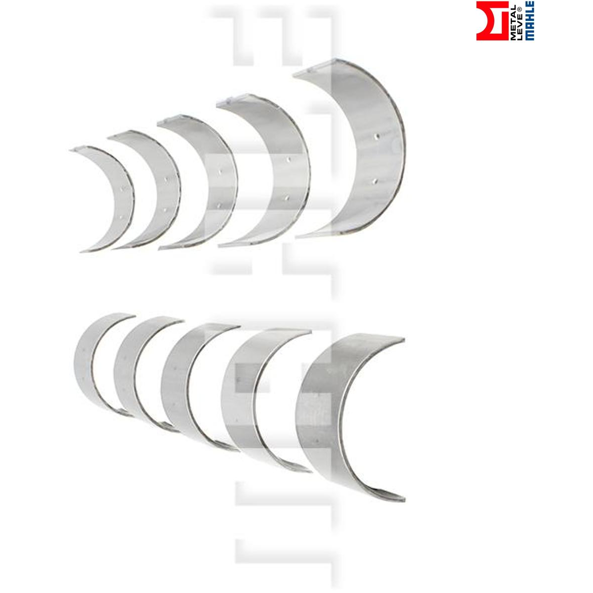 Jogo de Bronzina de Biela 0,50 - Mahle Metal Leve - BB-166-J 0,50