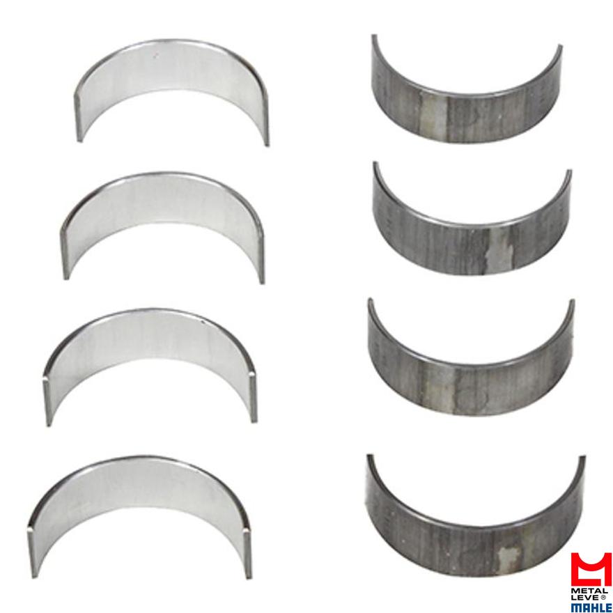 Jogo de Bronzina de Biela 0,75 para Ford Courier e Fiesta - Mahle Metal Leve - BB-526-J 0,75