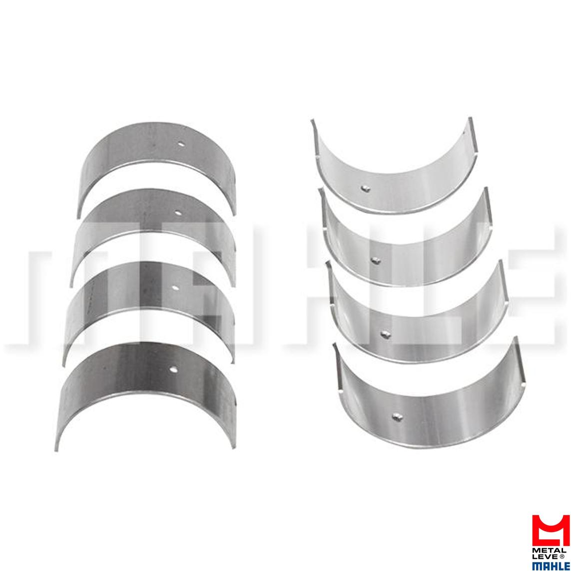 Jogo de Bronzina de Biela 0,75 para Nissan Frontier e Pathfinder - Mahle Metal Leve - BB-679-J 0,75