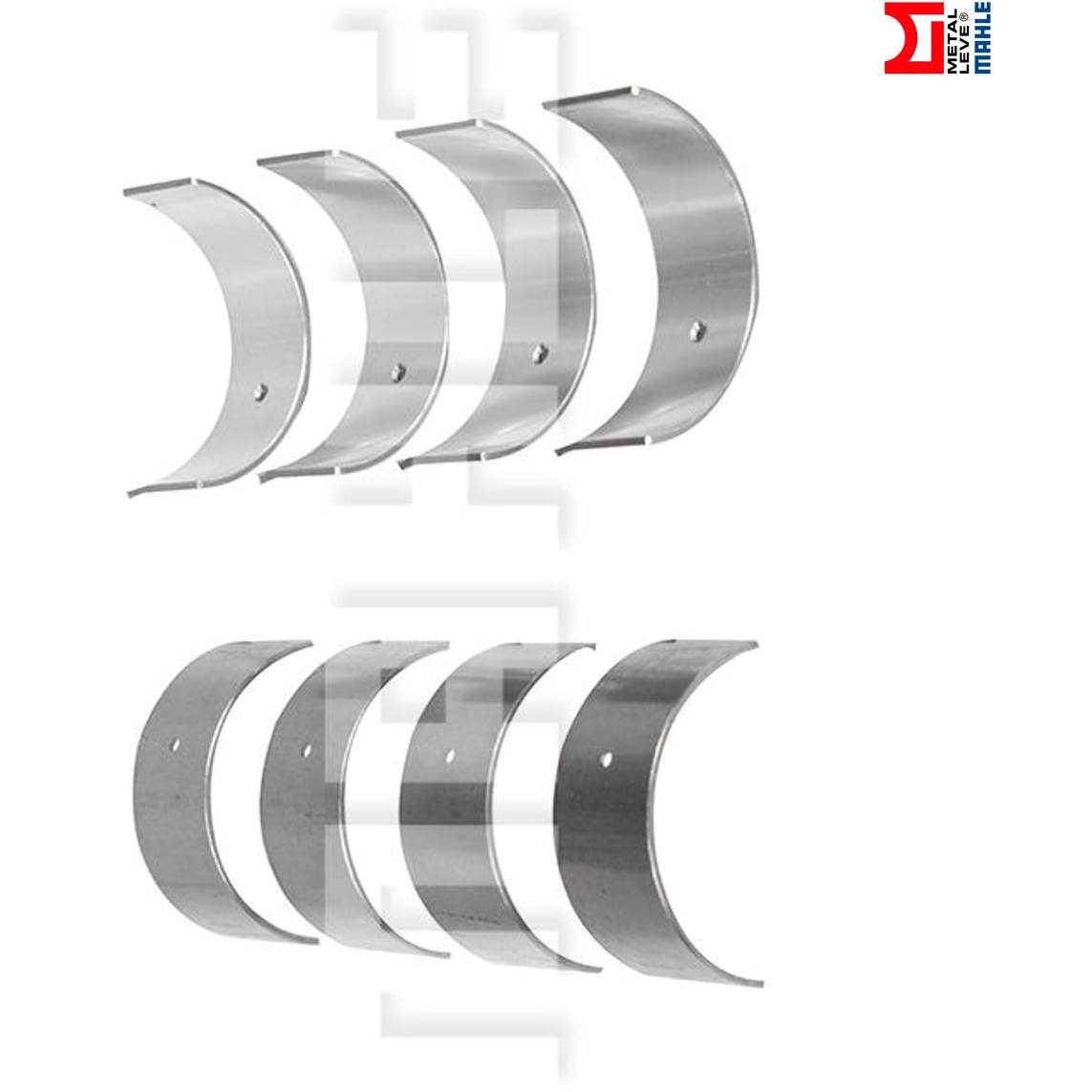 Jogo de Bronzina de Biela 0,75 para Nissan Frontier e Pathfinder - Mahle Metal Leve - BB-679-J 0,75