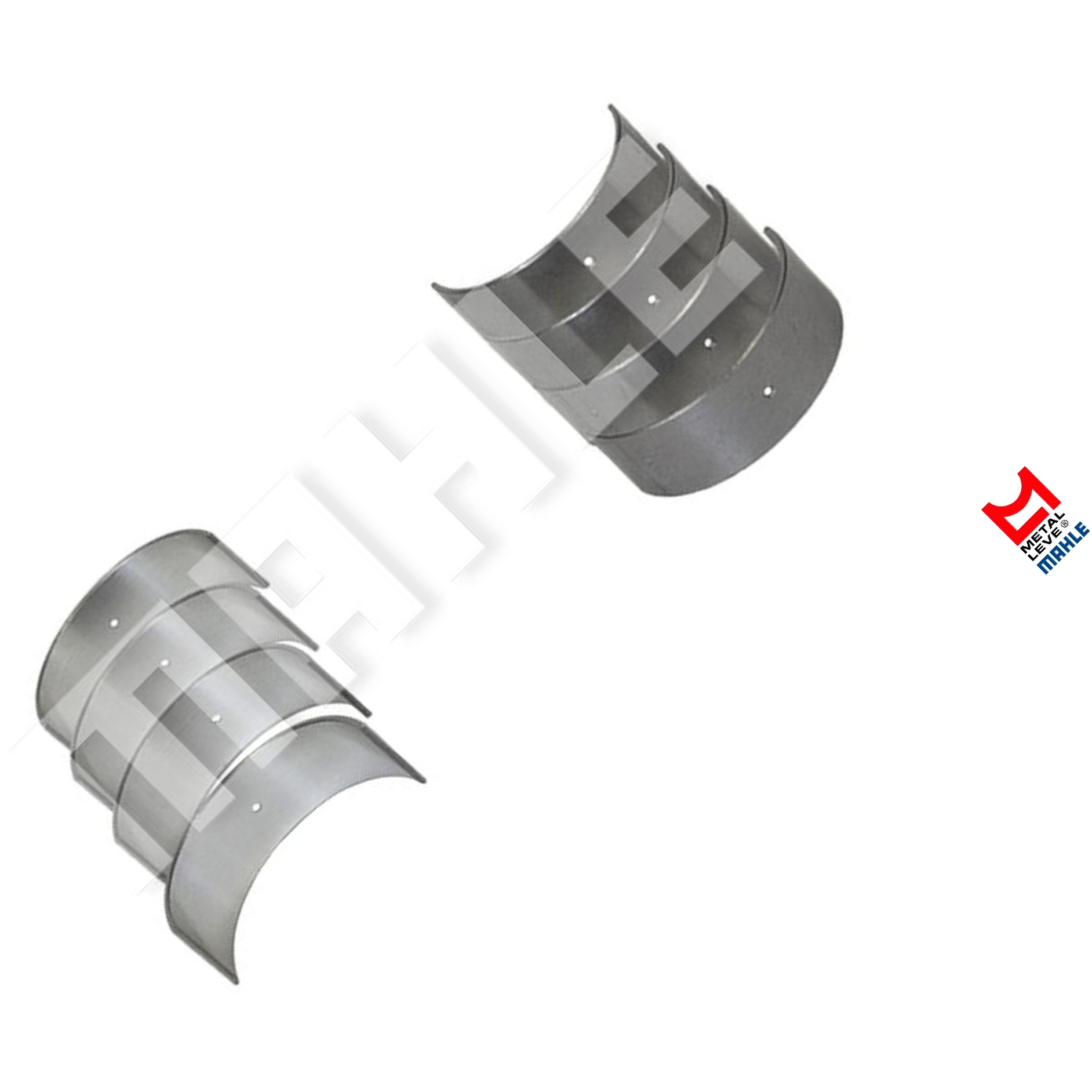 Jogo de Bronzina de Biela 1,00 - Mahle Metal Leve - BB-503-J 1,00
