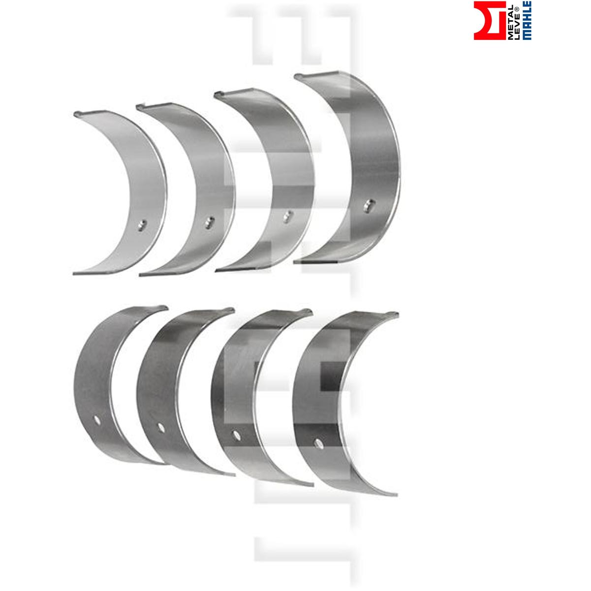 Jogo de Bronzina de Biela 1,00 - Mahle Metal Leve - BB-683-J 1,00
