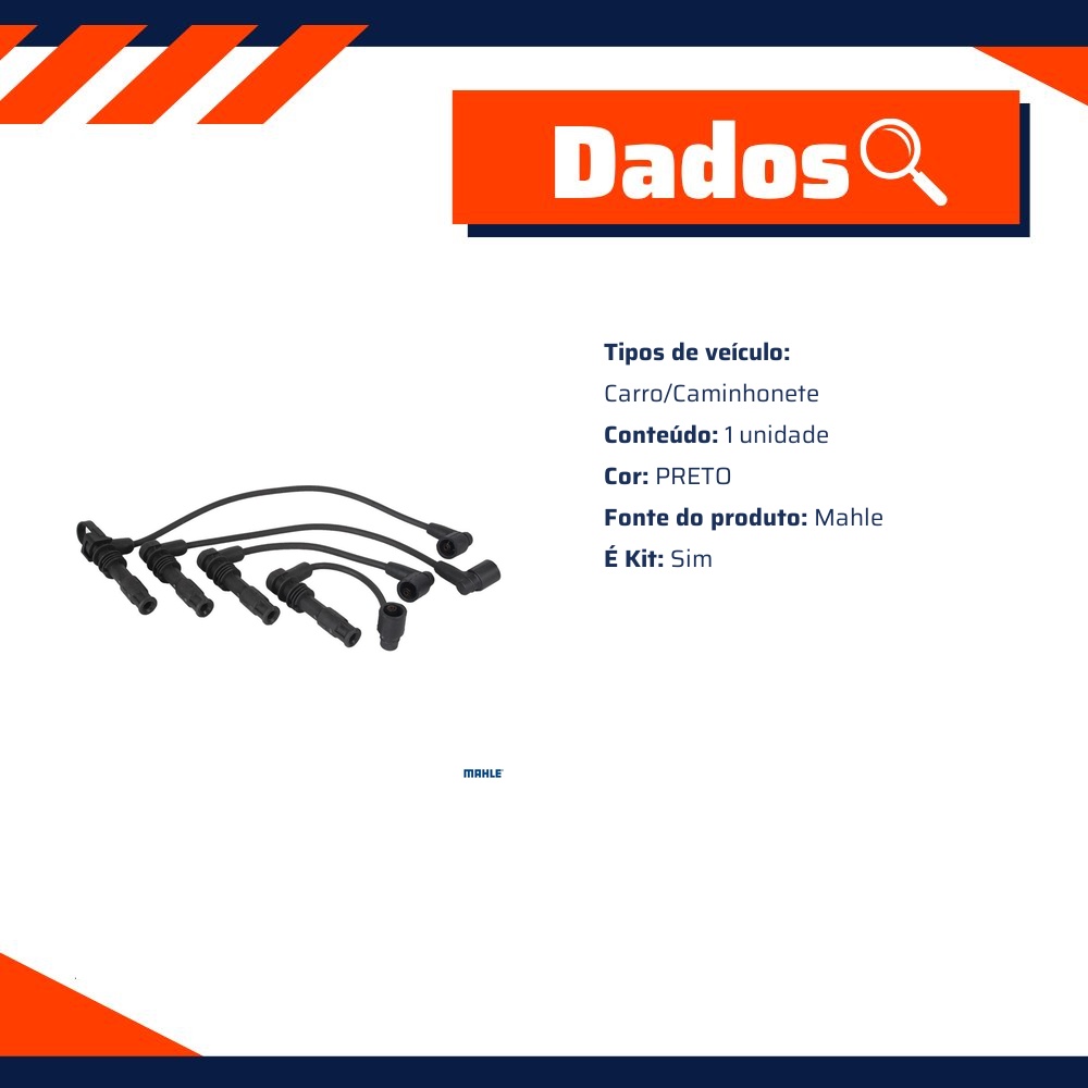 Jogo Cabo de Vela - Mahle - CV0140038