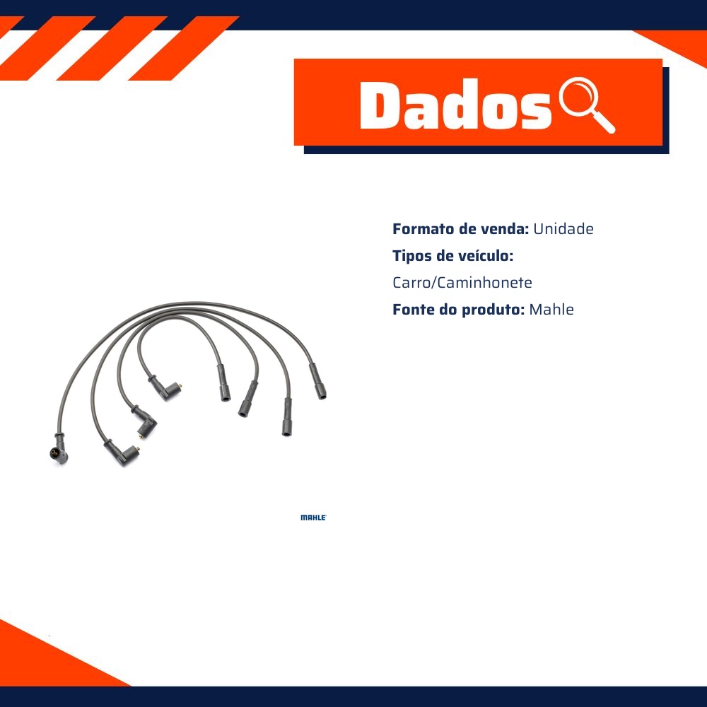 Jogo Cabo de Vela - Mahle - CV0440148