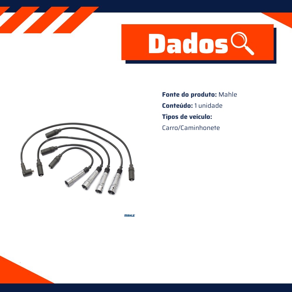 Jogo Cabo de Vela - Mahle - CV0590036