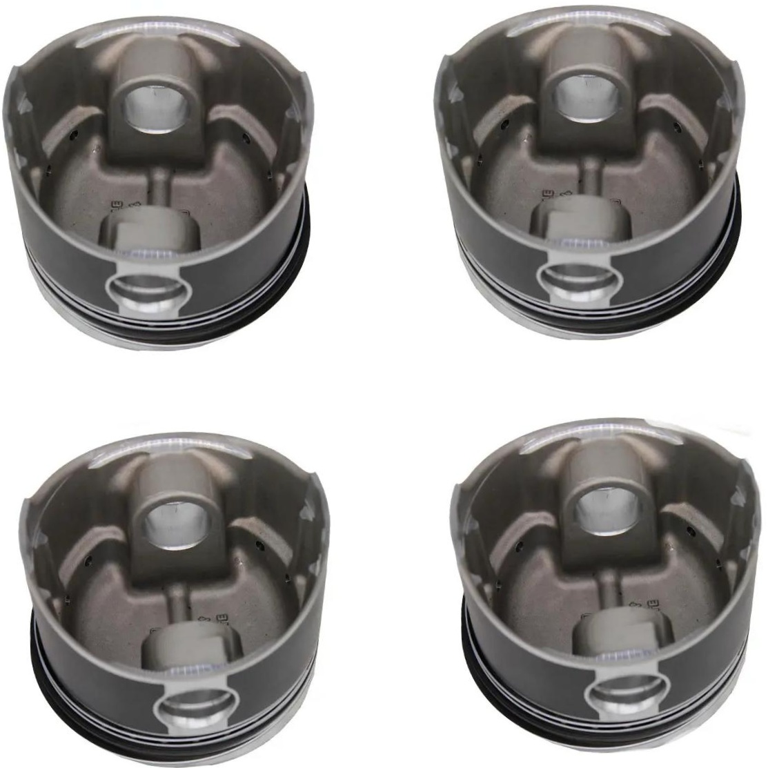 4 Kit Para Motor Std - Mahle Metal Leve - K9002 STD