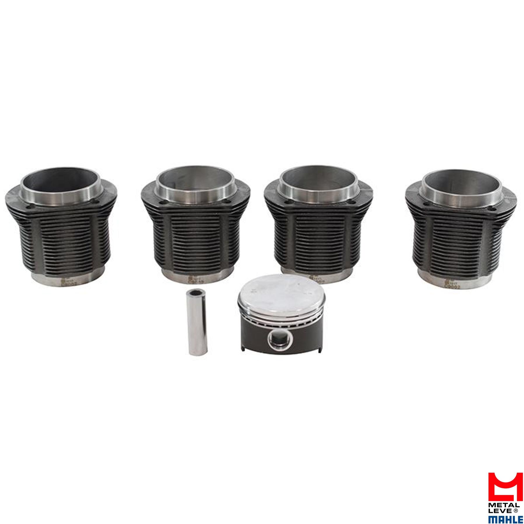 4 Kit Para Motor Std - Mahle Metal Leve - K9004 STD