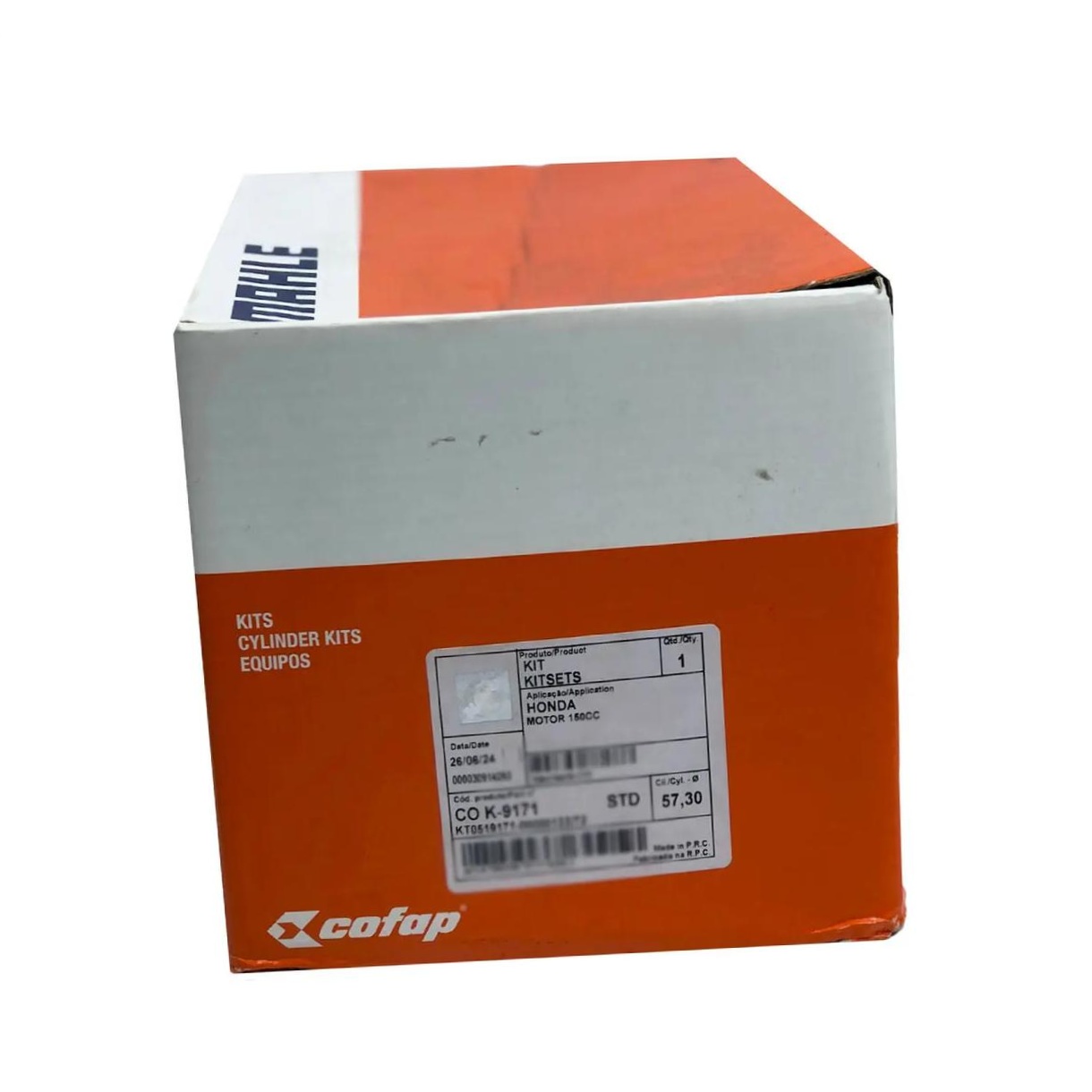 Kit para Motor STD para Honda CG 150 e NXR 150 BROS - Mahle Metal Leve - K9171 STD