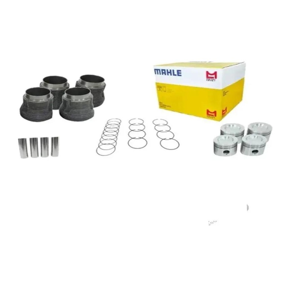 4 Kit Para Motor Std - Mahle Metal Leve - K0487 STD