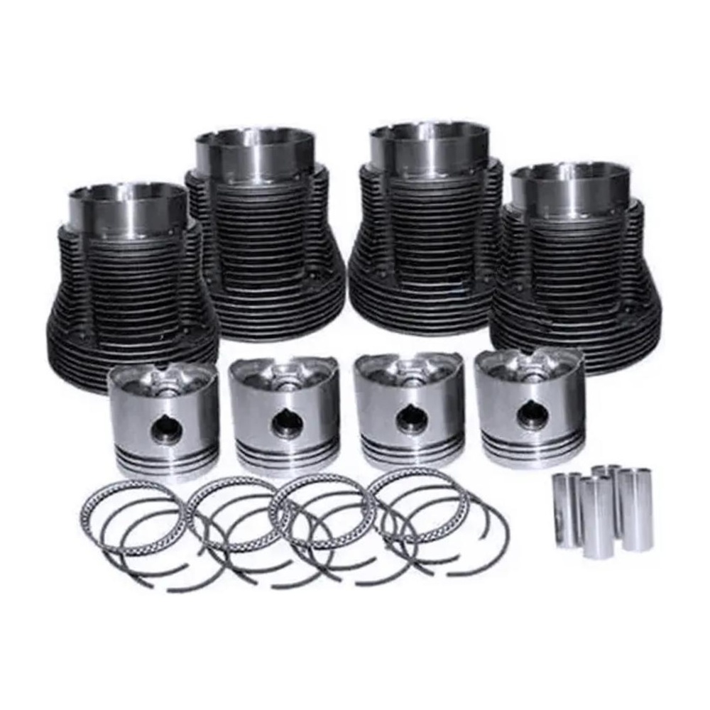4 Kit Para Motor Std - Mahle Metal Leve - K0487 STD