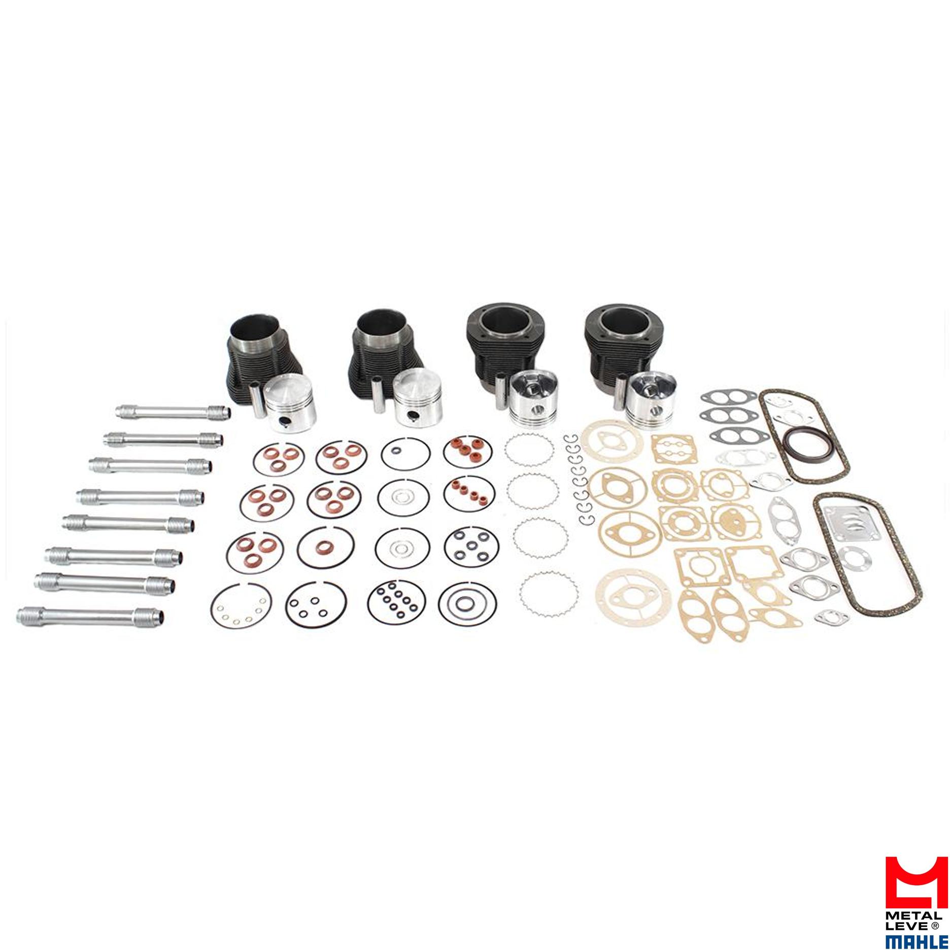 4 Kit Para Motor Std - Mahle Metal Leve - K1623 STD