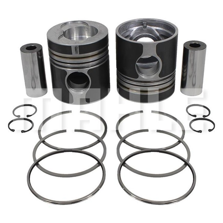 Jogo com 2 Pistões com Anéis 0,50 - Mahle Metal Leve - P&A1195 0,50
