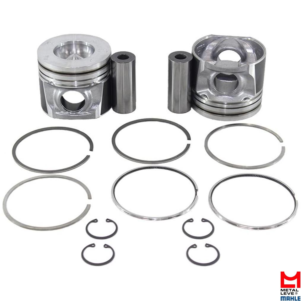 Jogo com 2 Pistões com Anéis STD para Ford Ranger e Troller T4 - Mahle Metal Leve - P&A9228 STD