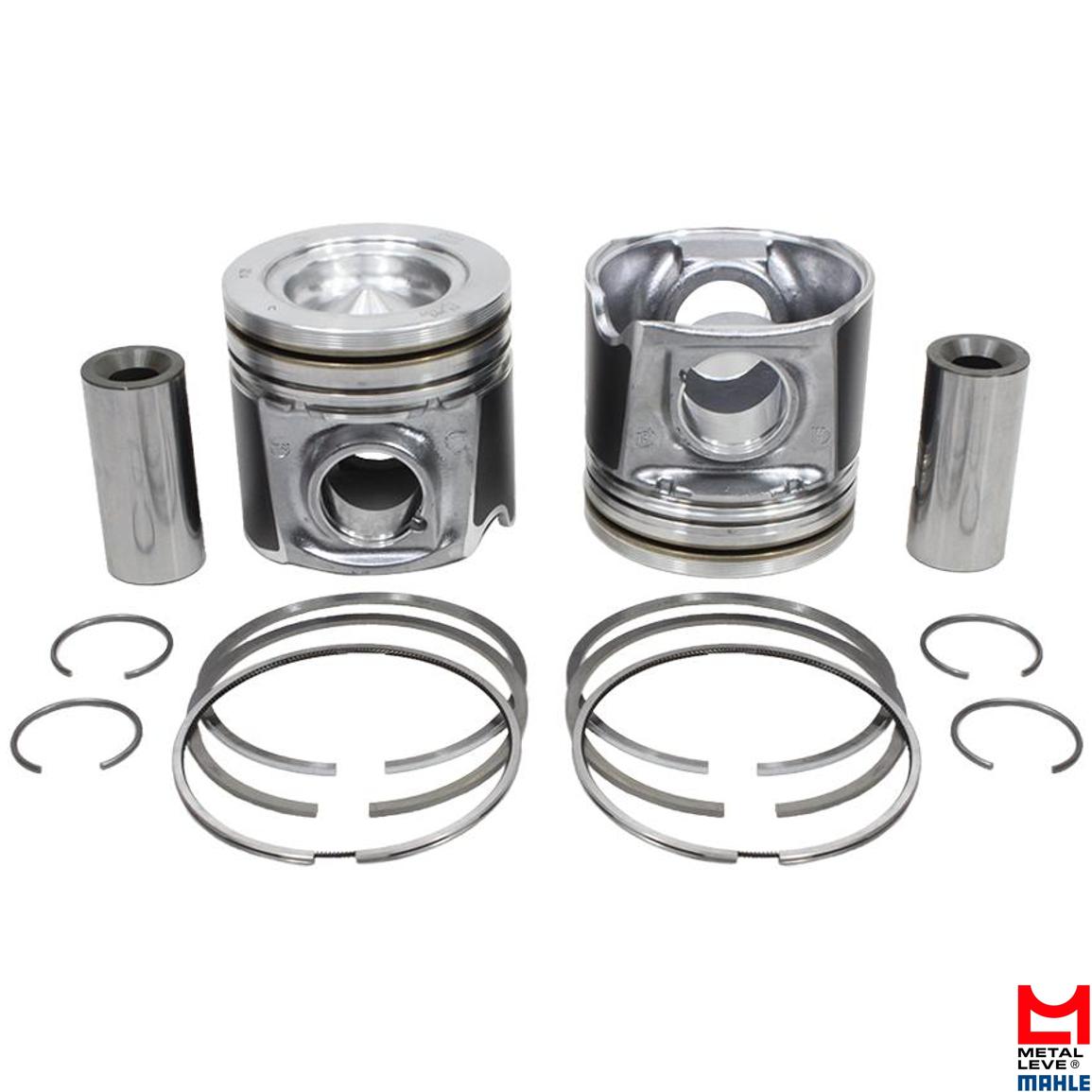 Jogo com 2 Pistões com Anéis STD - Mahle Metal Leve - P&A9345 STD