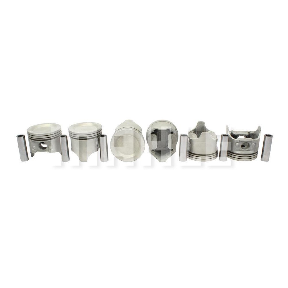 Jogo com 6 Pistões do Motor 1,016 - Mahle Metal Leve - P1107 1,016