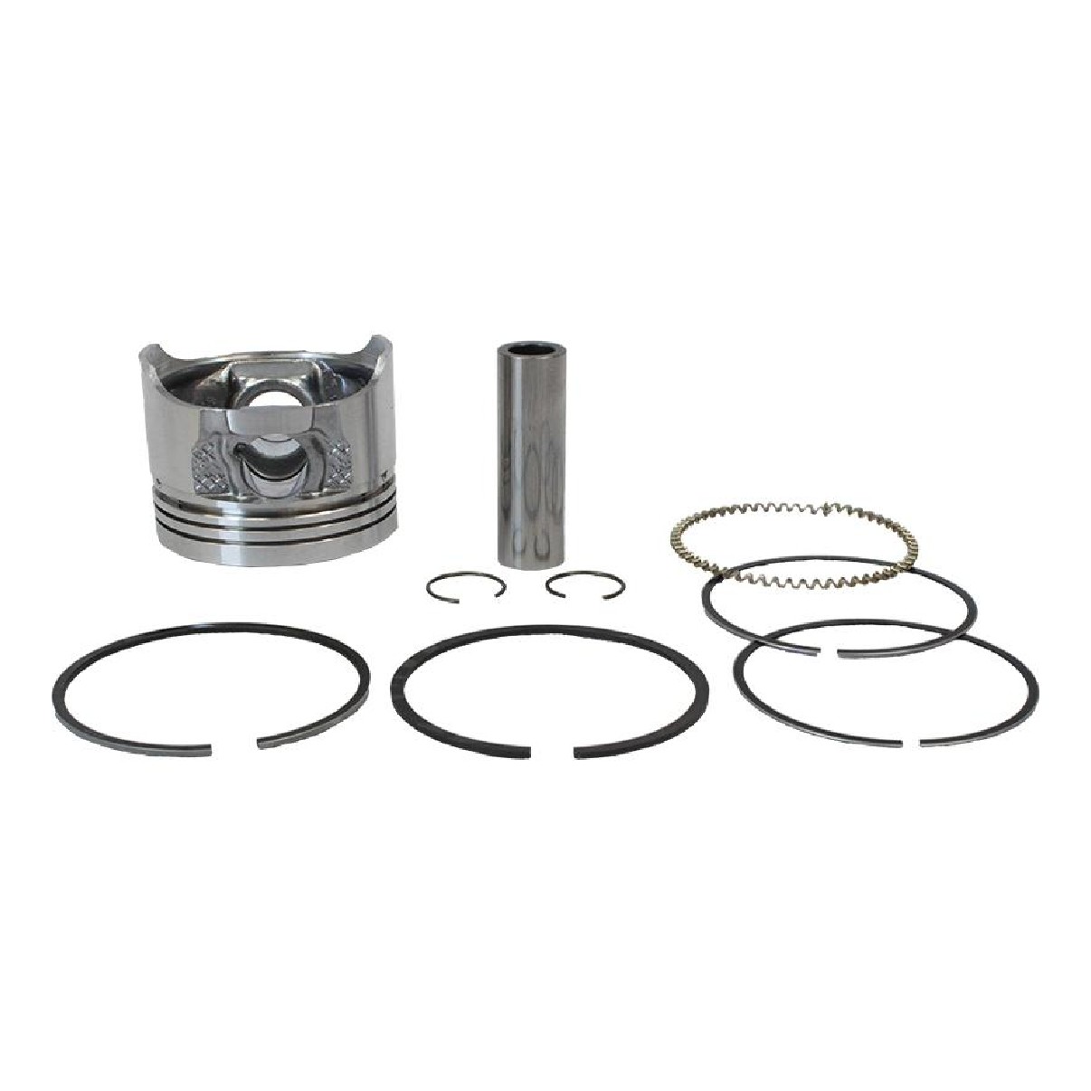 Pistão com Anéis 0,25 para Honda CG 125 e XLR 125 - Mahle Metal Leve - P&A9023 0,25