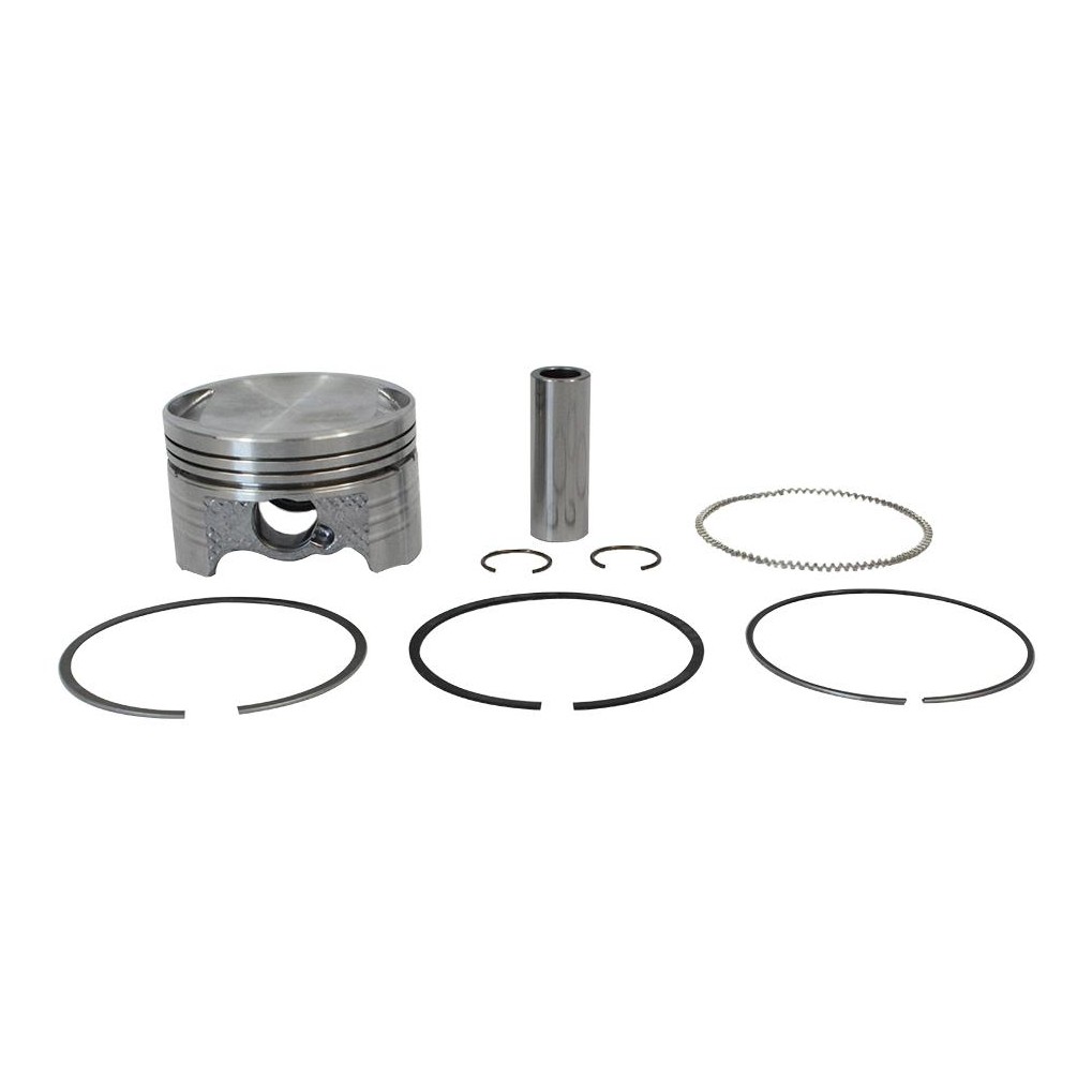 Pistão com Anéis 0,25 para Honda CG 150 e NXR 150 BROS - Mahle Metal Leve - P&A9171 0,25