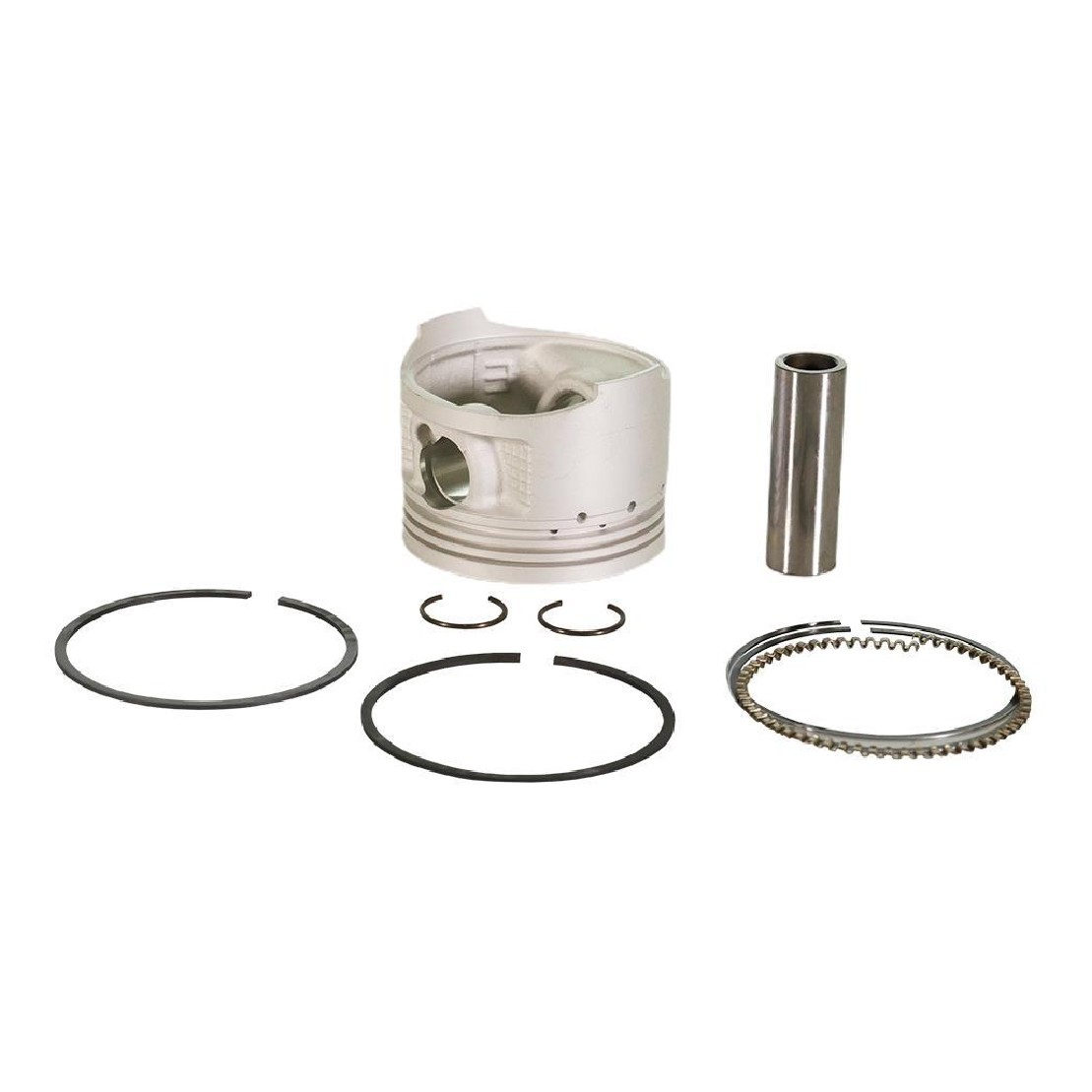 Pistão com Anéis 0,25 para Yamaha Crypton 105 - Mahle Metal Leve - P&A9867 0,25