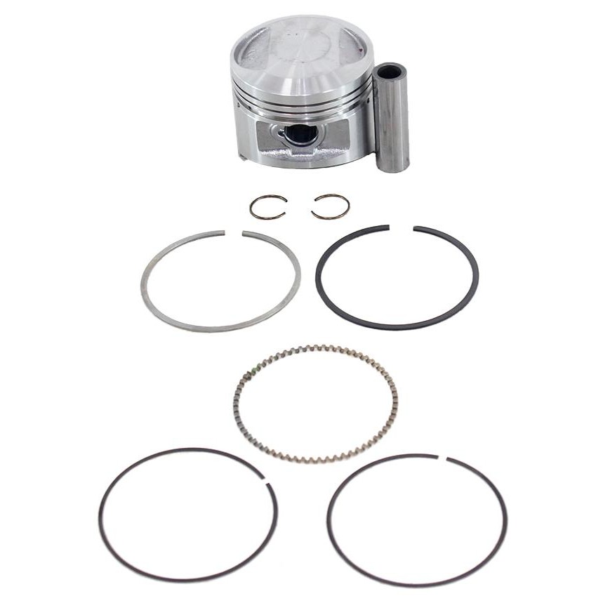 Pistão com Anéis 0,50 para Honda CBX 150 Aero e NX 150 - Mahle Metal Leve - P&A9024 0,50