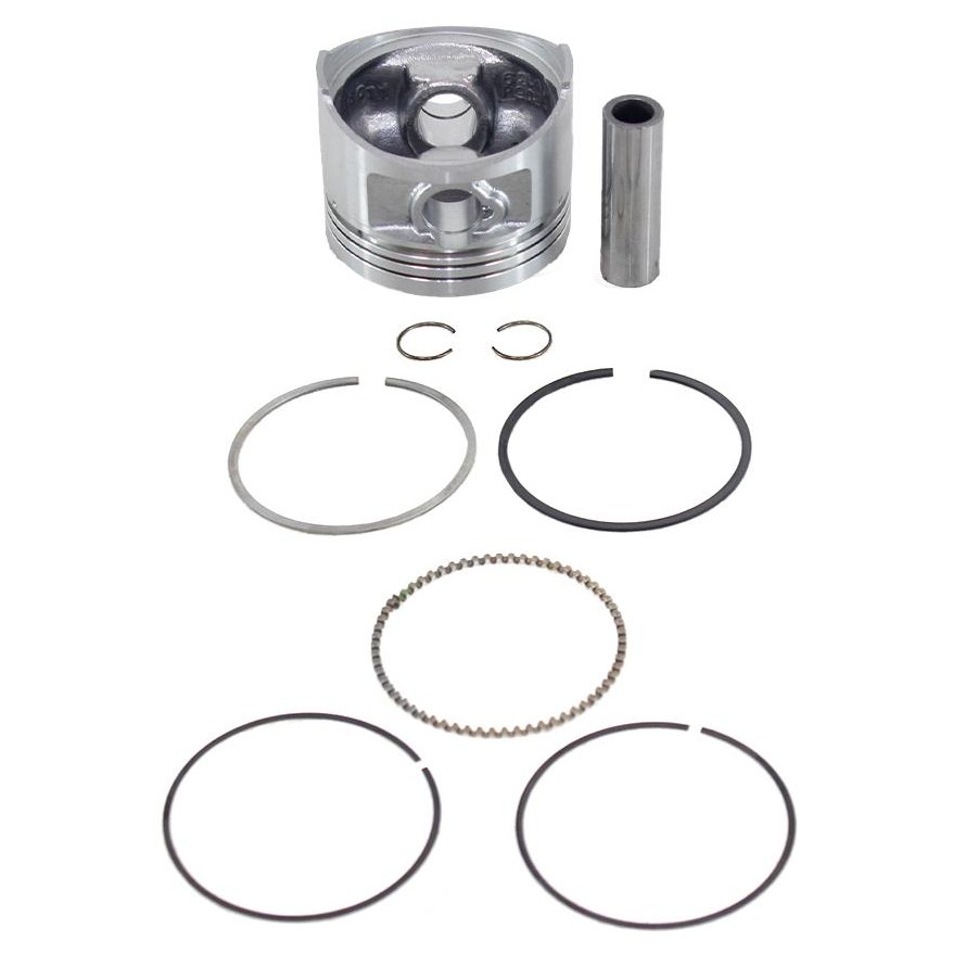 Pistão com Anéis 0,50 para Honda CBX 150 Aero e NX 150 - Mahle Metal Leve - P&A9024 0,50