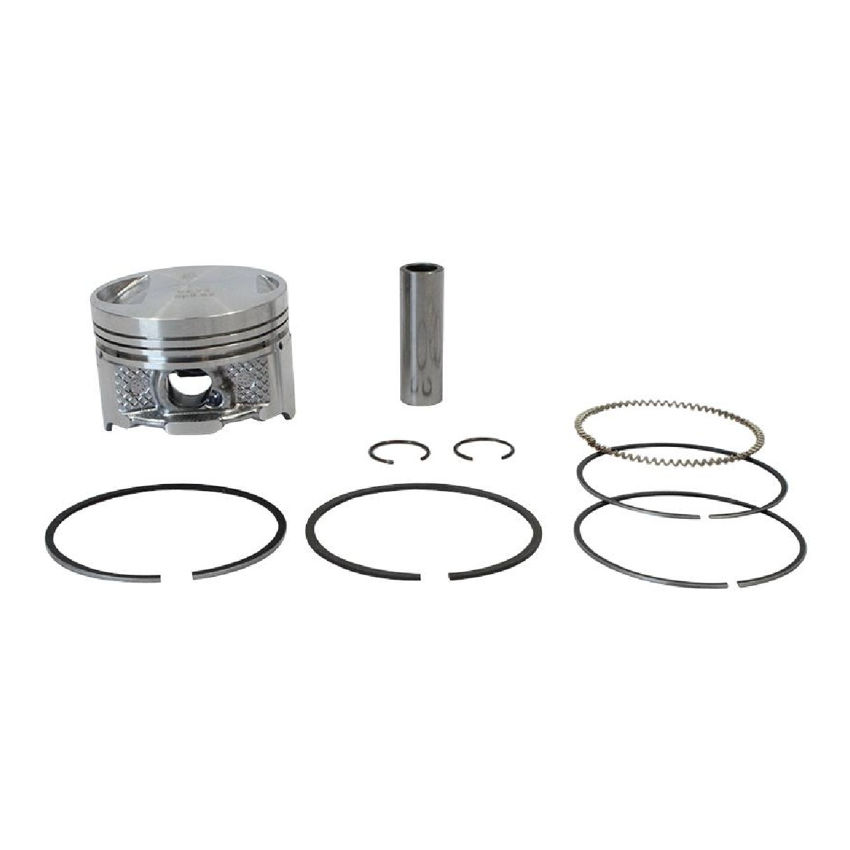 Pistão com Anéis 0,50 para Honda CG 125 e NXR 125 BROS - Mahle Metal Leve - P&A9170 0,50