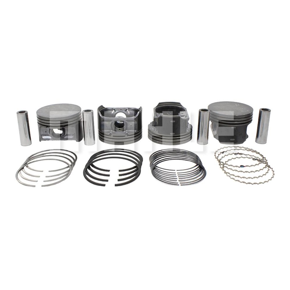 Jogo com 4 Pistões com Anéis 0,50 - Mahle Metal Leve - P&A9165 0,50
